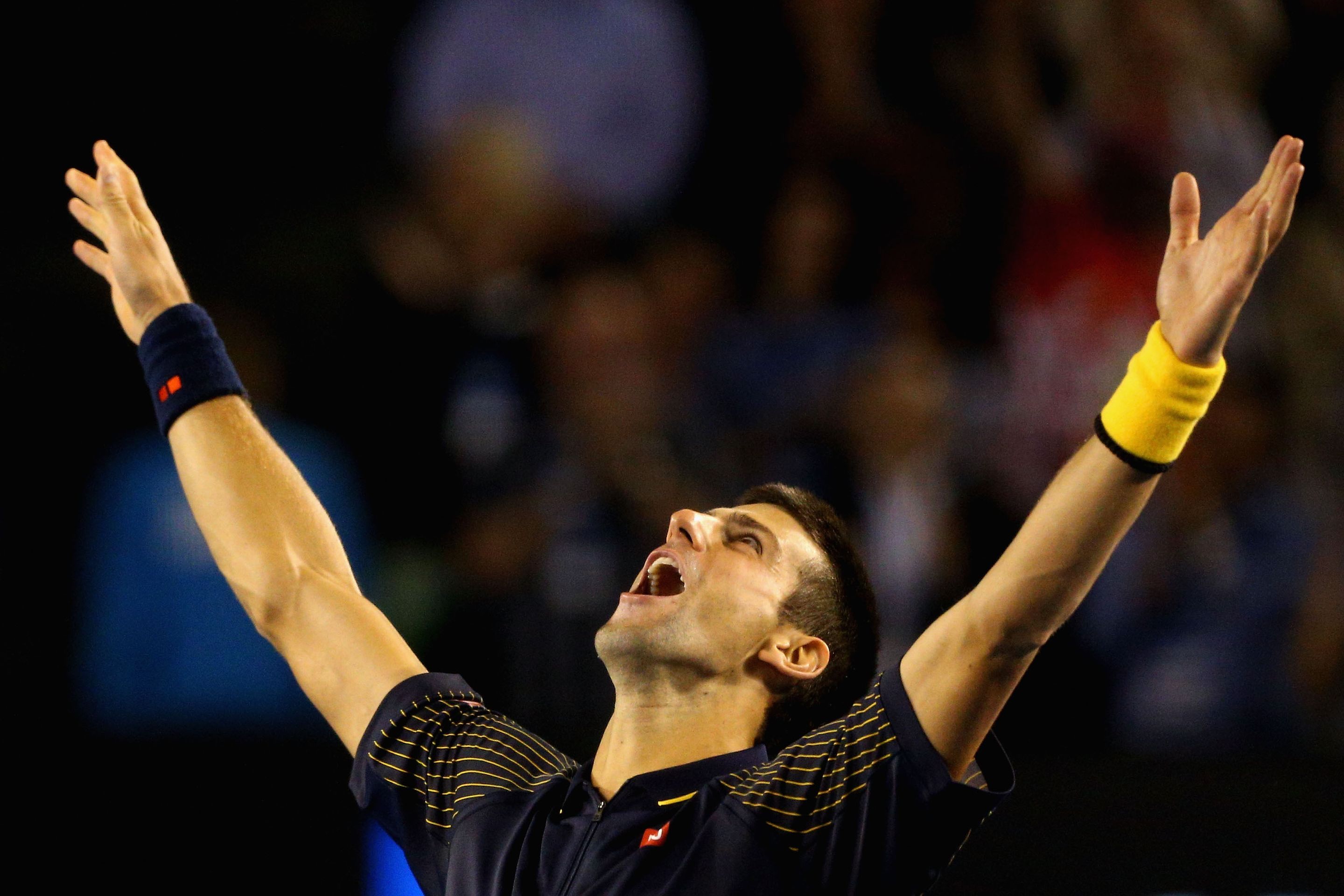 Novak Djokovič vyhrál potřetí v řadě Australian Open - 9 - GALERIE: Djokovič potřetí v řadě triumfuje na Australian Open (6/9)