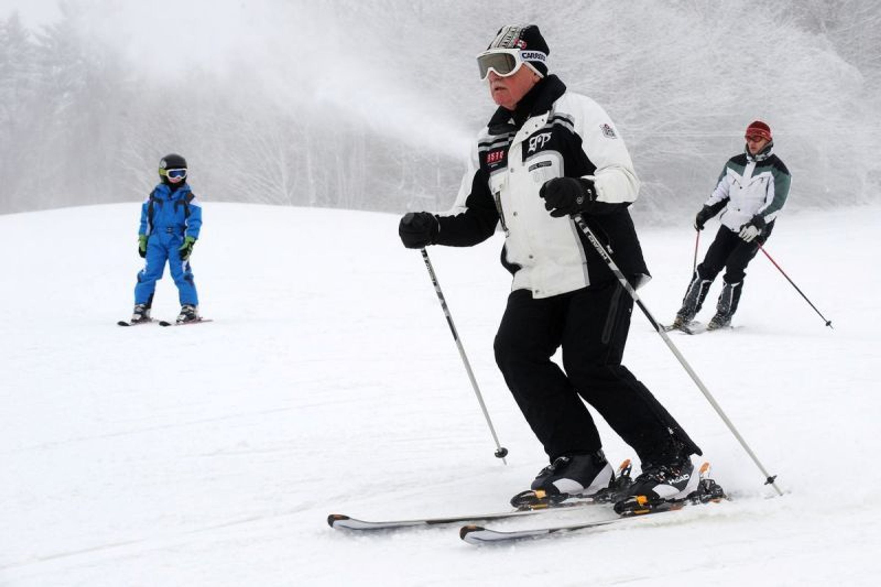 Exprezident Klaus lyžuje na Monínci - 9 - GALERIE: Klaus lyžuje na Monínci v roce 2014 (21/29)