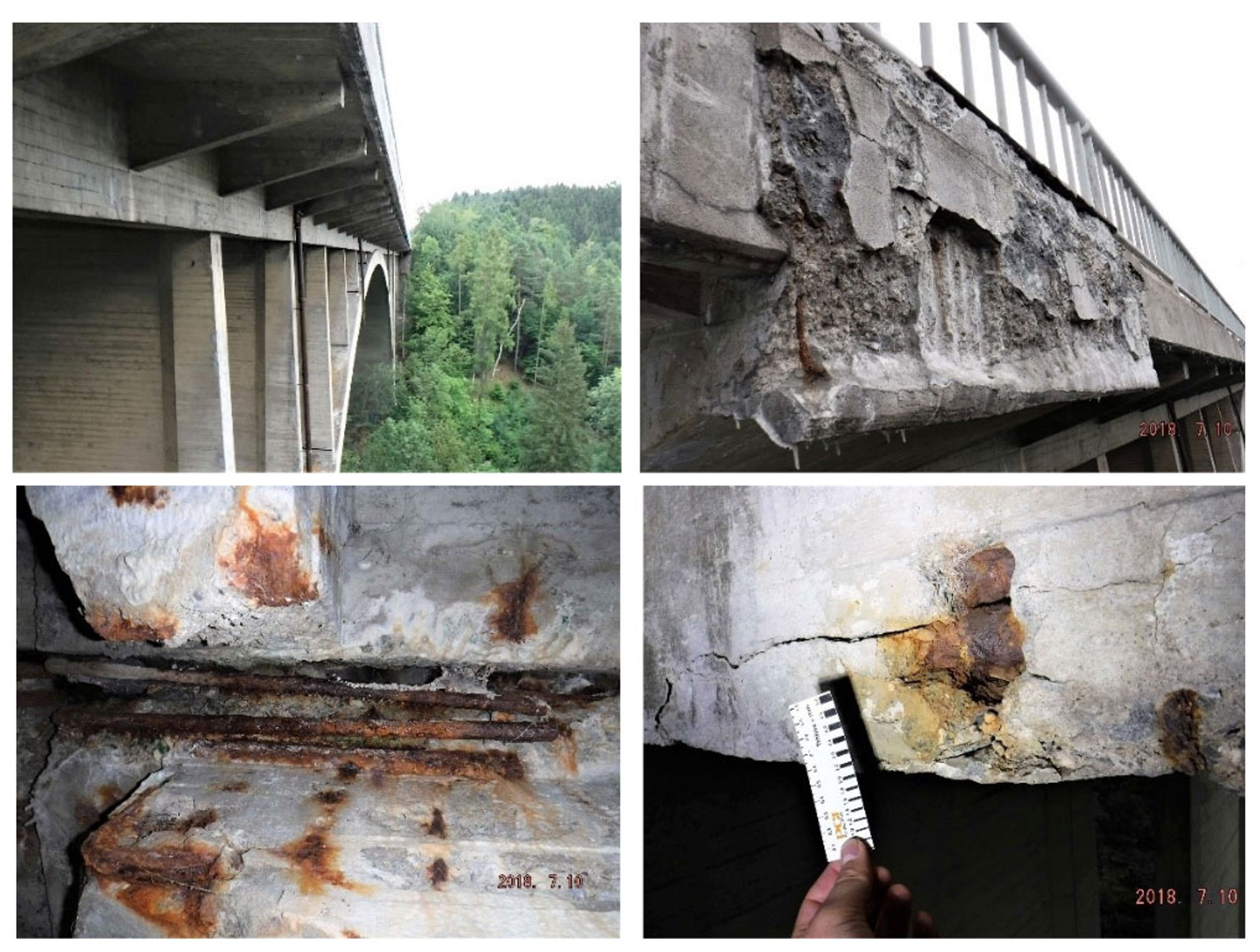 Dálniční most ev. č. D1-30..1 Šmejkalka - Problematická místa na D1 (3/10)