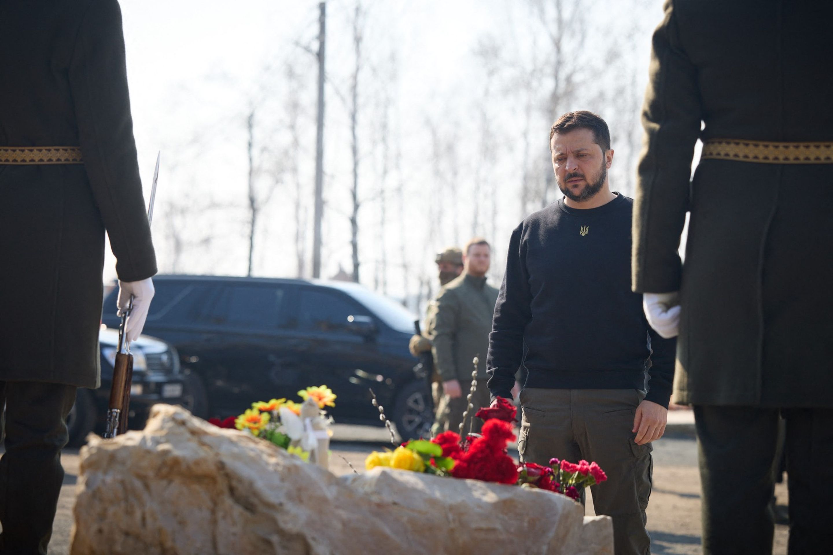 Volodymyr Zelenskyj - Volodymyr Zelenskyj navštívil Bachmut (2/4)