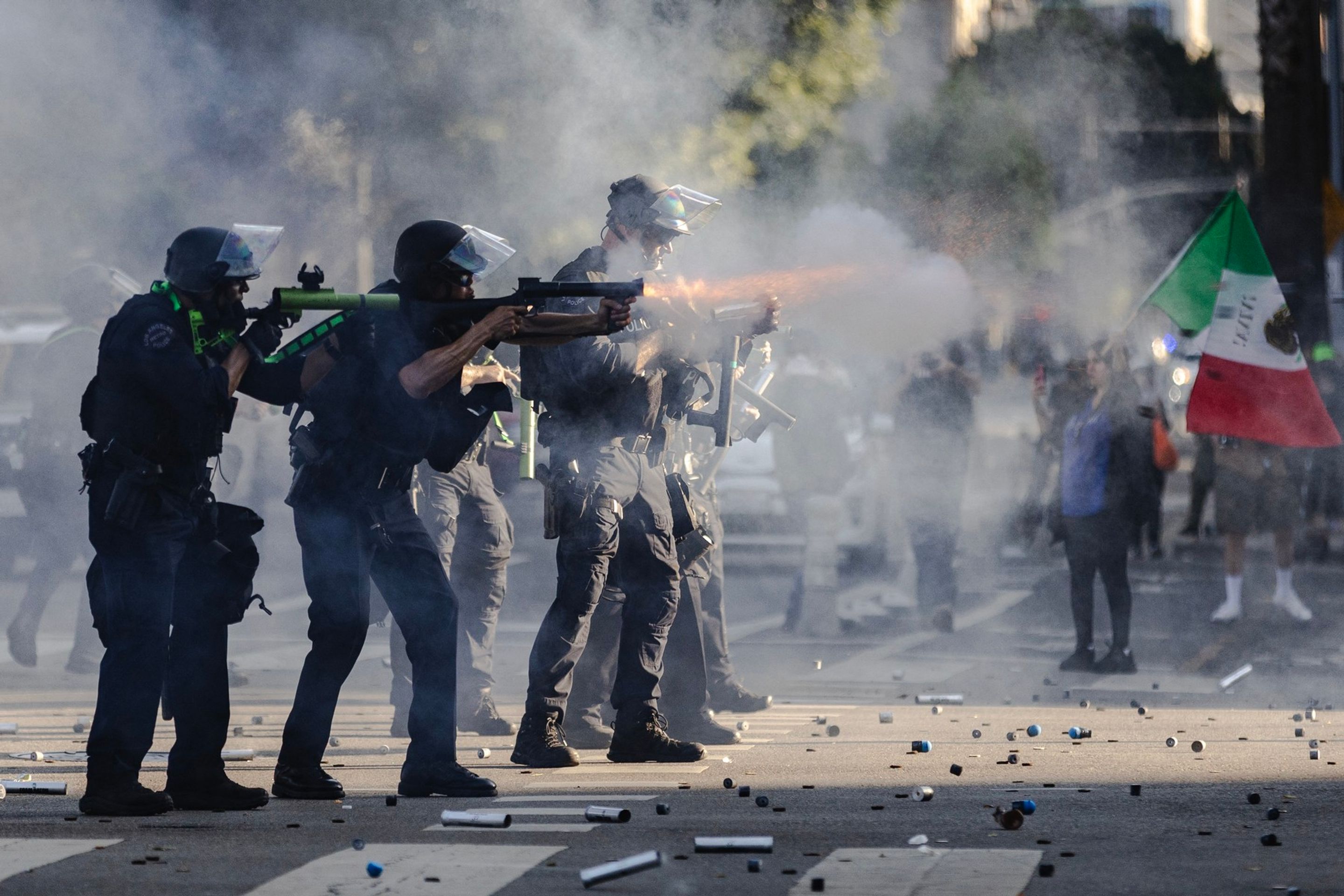 Protesty v Los Angeles, 9. 6. 2025 (3) - Protesty v Los Angeles (4/6)
