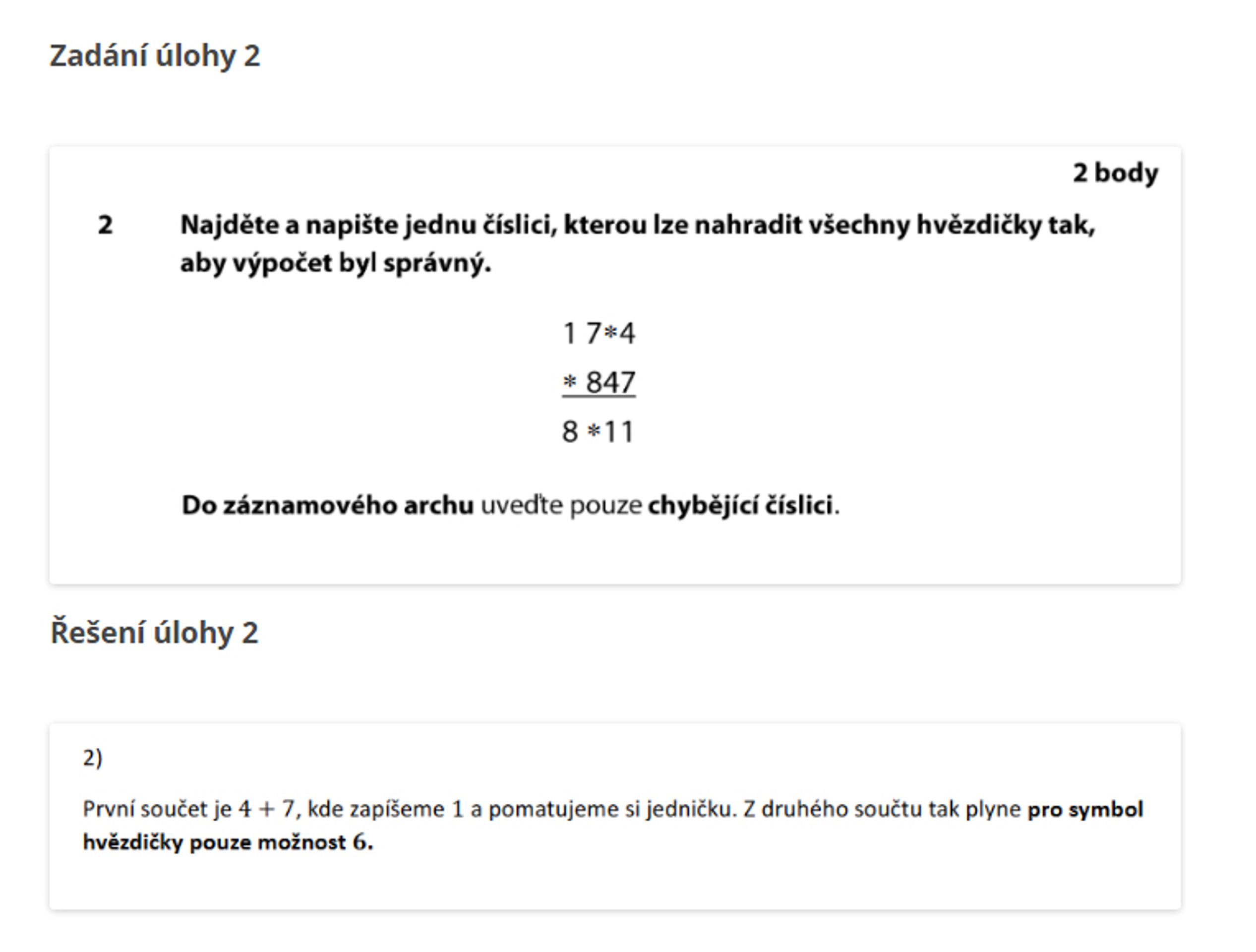8Úloha2 - Přijímací zkoušky z matematiky s řešením (20/32)