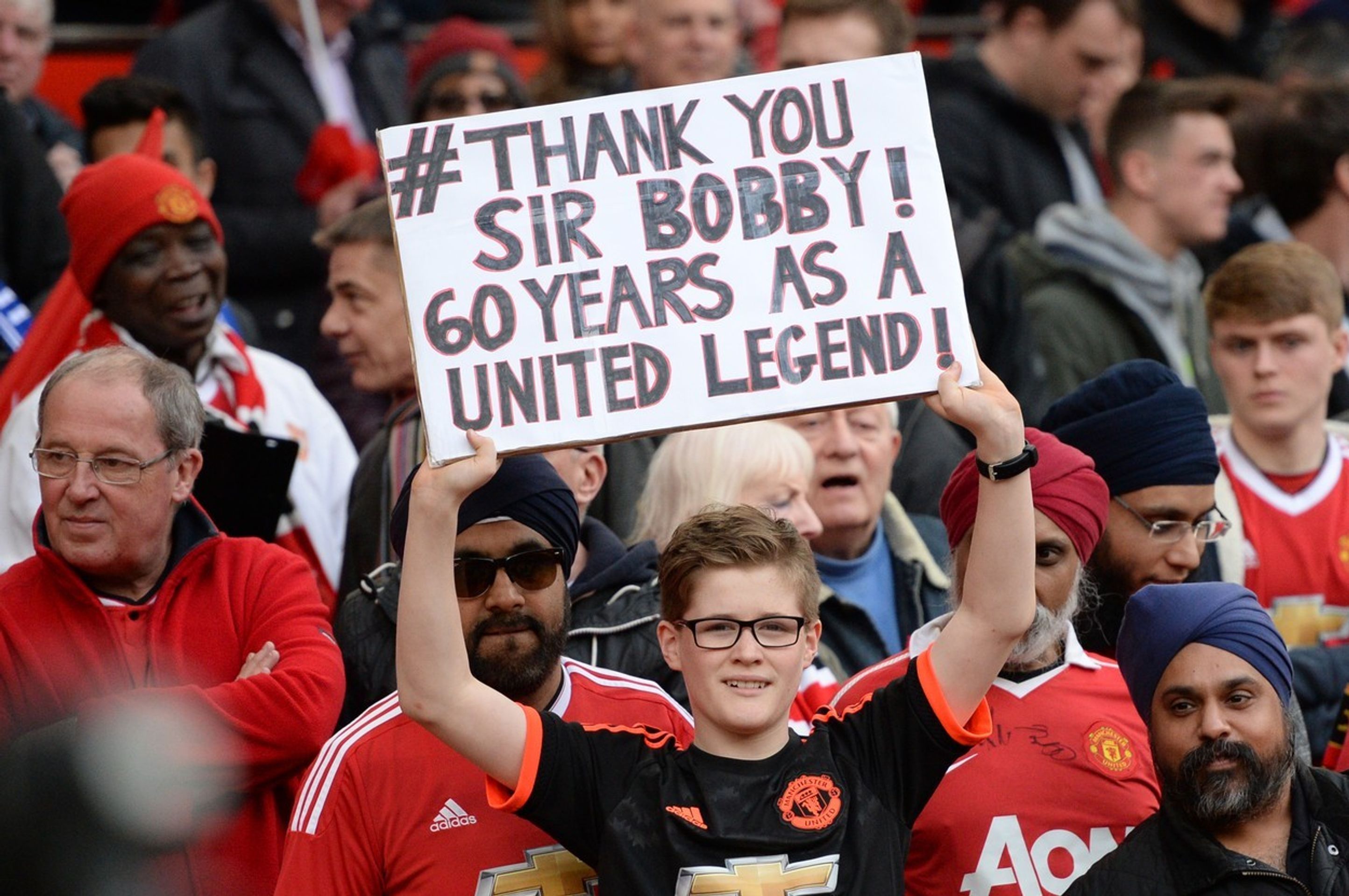 Sir Bobby Charlton má na Old Trafford vlastní tribunu - 4 - GALERIE: Sir Bobby Charlton má na Old Trafford vlastní tribunu (3/6)