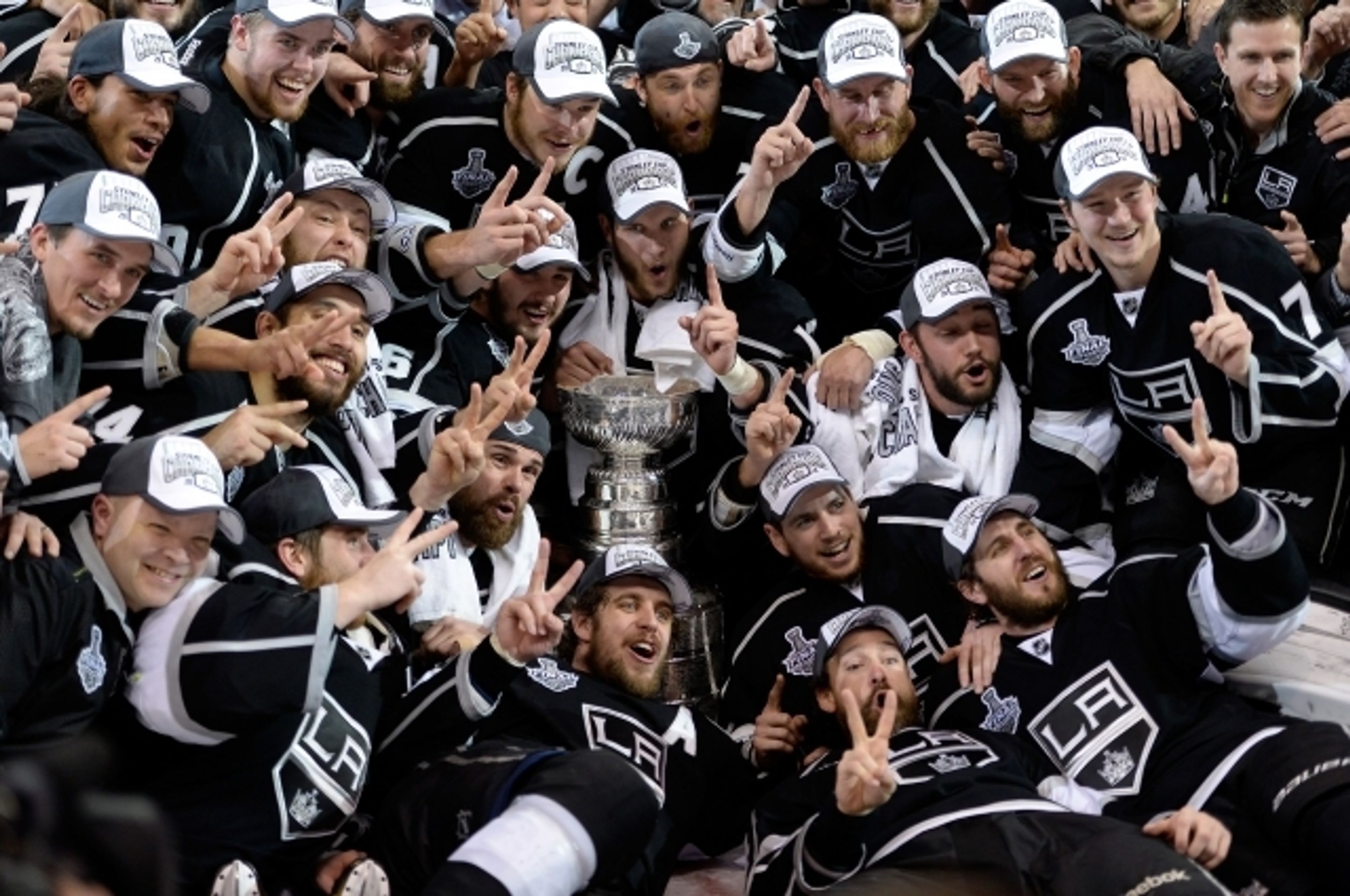 Los Angeles Kings vyhráli Stanley Cup 2014 - 10 - GALERIE: Los Angeles slaví vítězství ve Stanley Cupu (10/14)