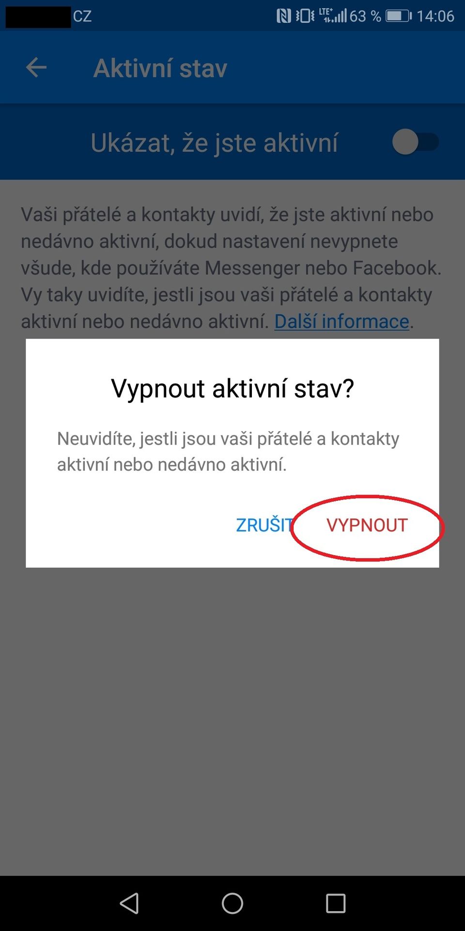 Jak skrýt viditelnost na Messengeru a Facebooku - 4 - GALERIE: Jak skrýt viditelnost na Messengeru a Facebooku (4/6)