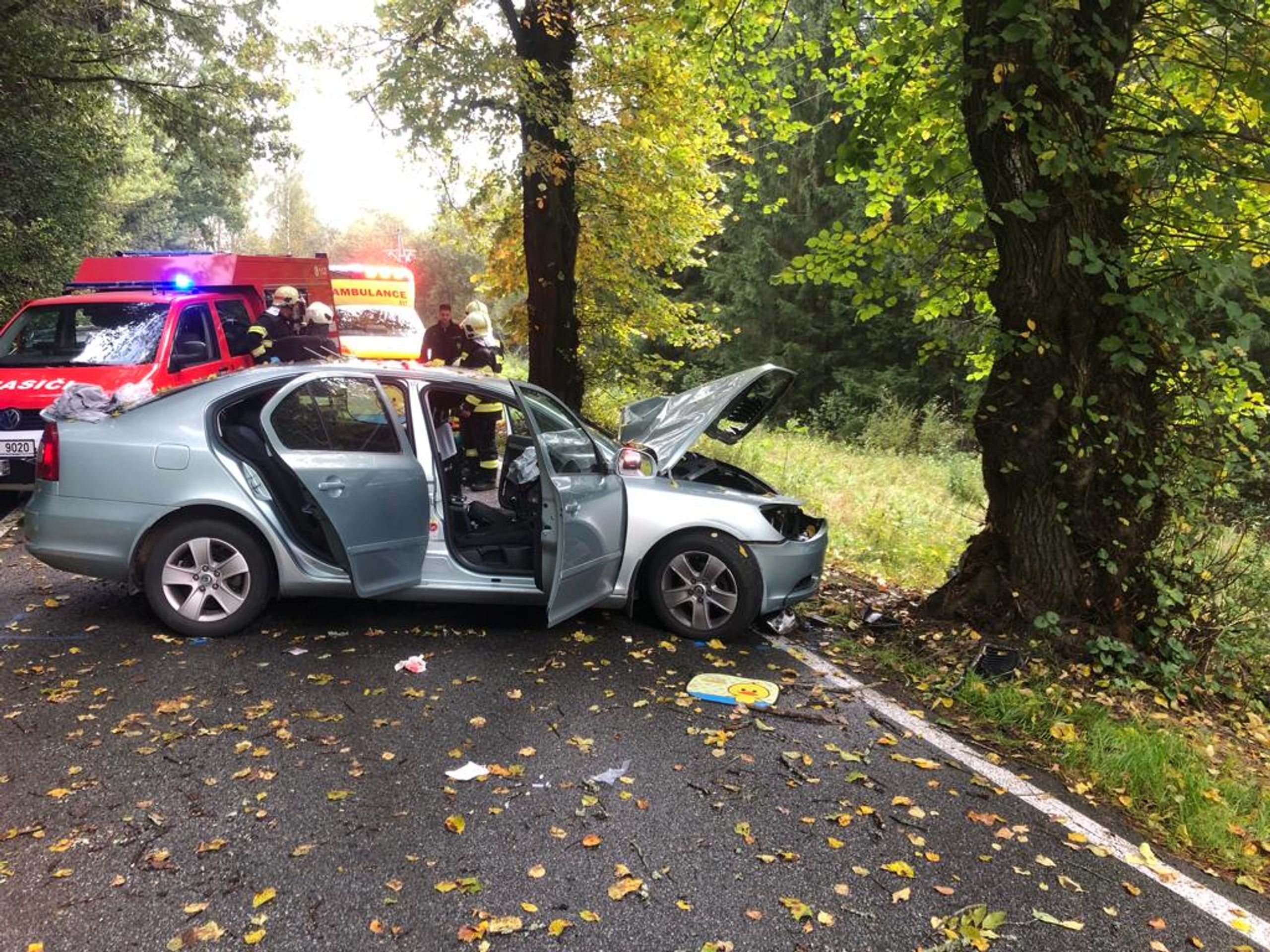 Dopravní nehoda u Vyššího Brodu - Dopravní nehoda u Vyššího Brodu (3/3)