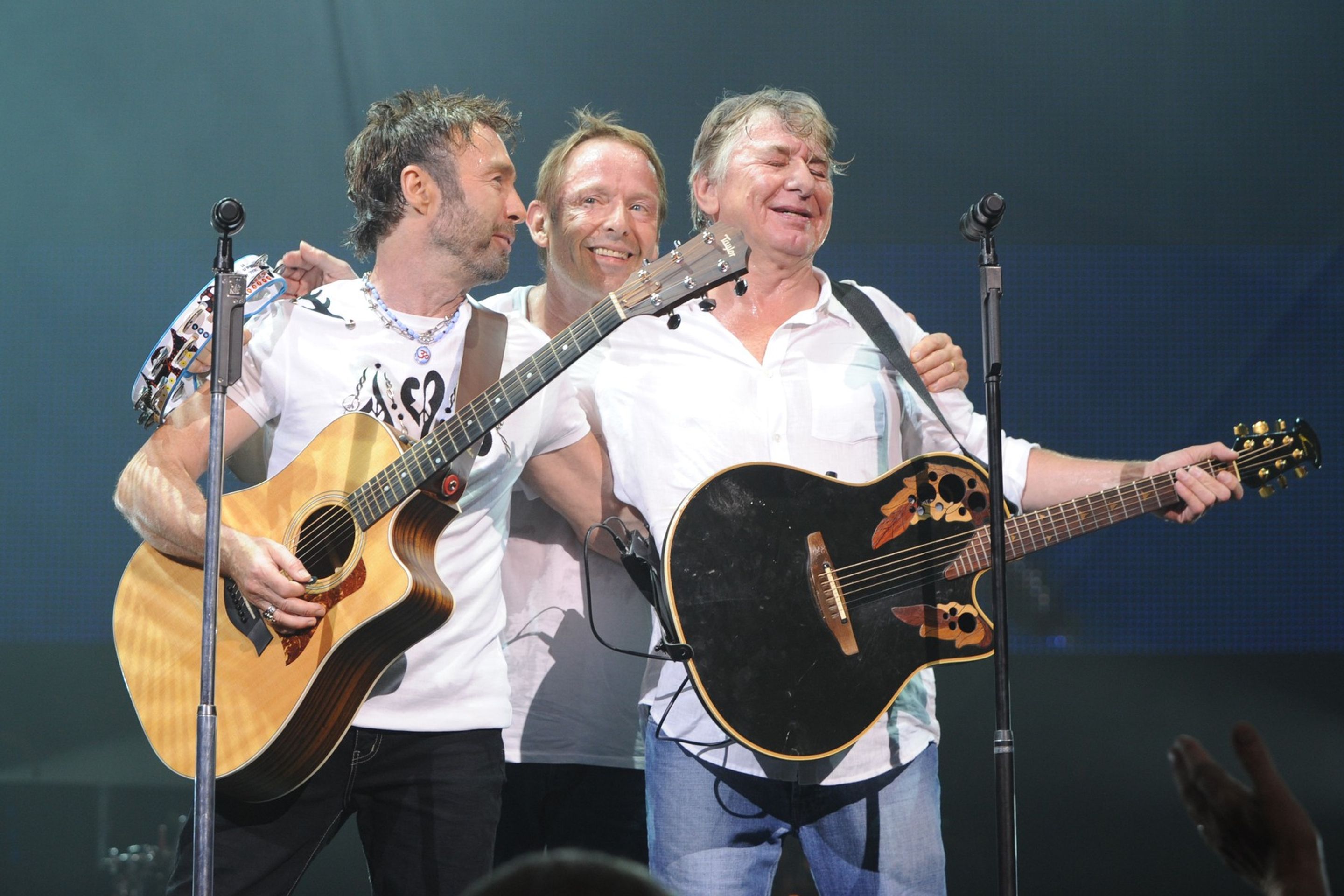 Zleva Paul Rogers, Simon Kirk a Mick Ralphs, 8. 8. 2008 Hollywood - Mick Ralphs (1/4)