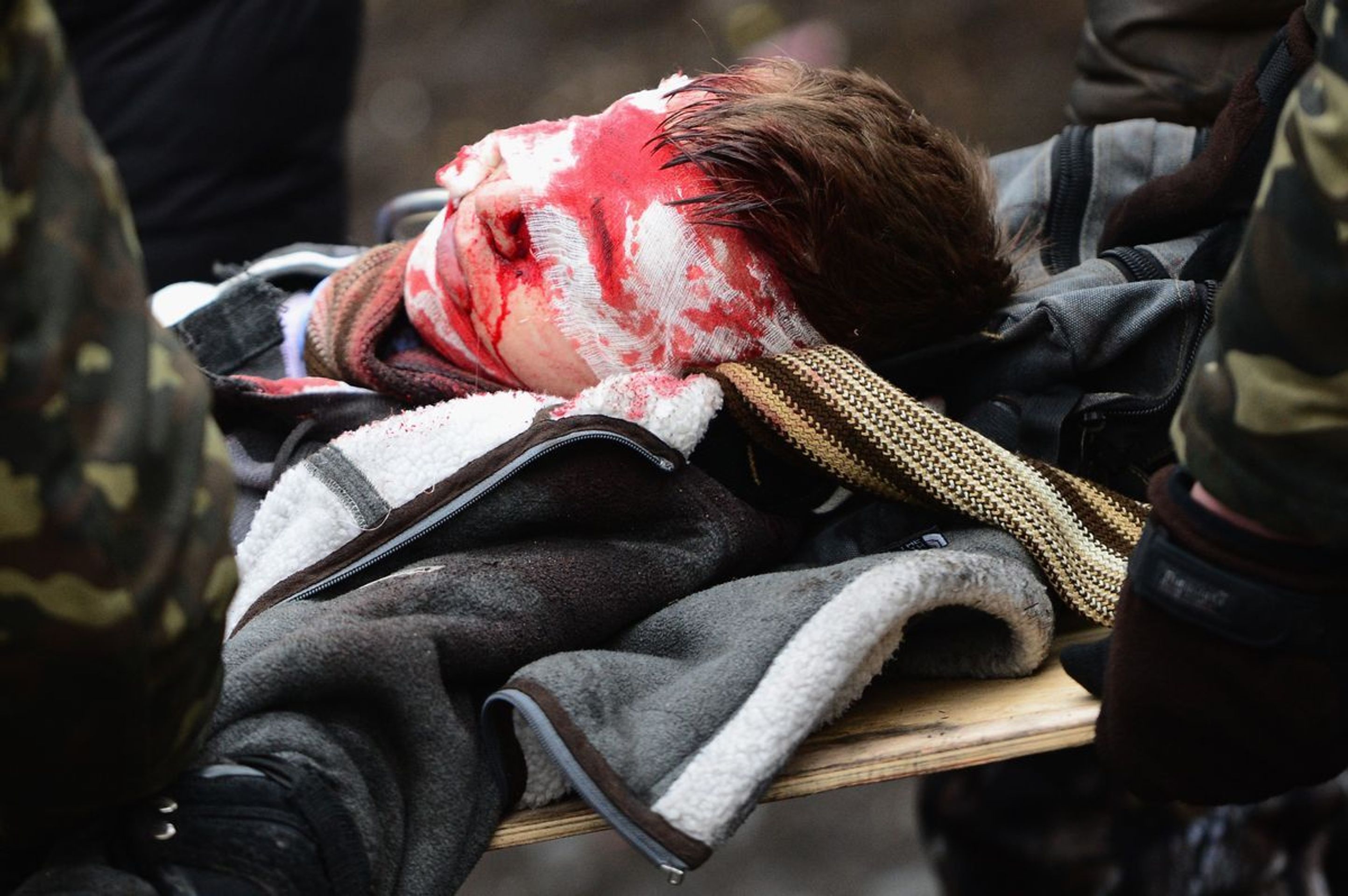 Krvavé protesty na Ukrajině - 8 - GALERIE: Nepokoje na Ukrajině (14/21)