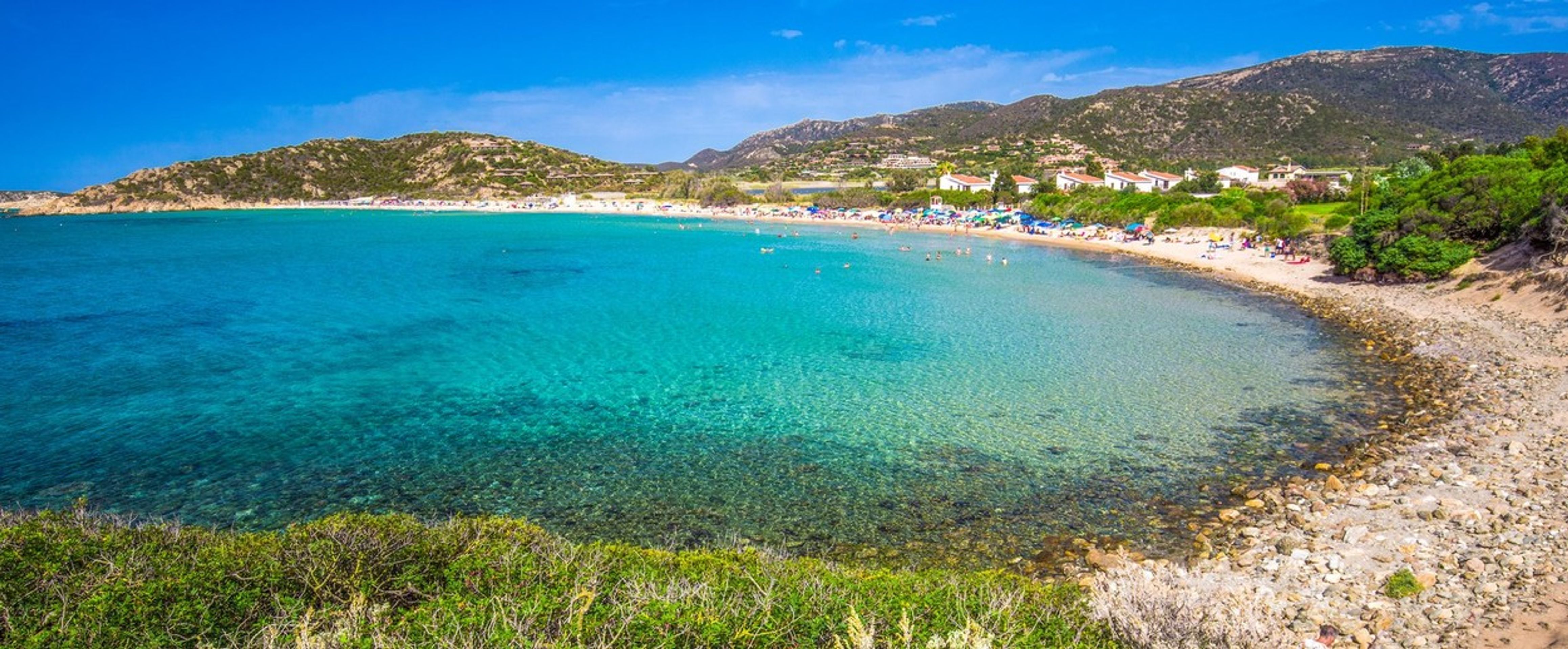 Itálie, pláž Sa Colonia, Sardinie - Itálie - zajímavá místa (12/12)