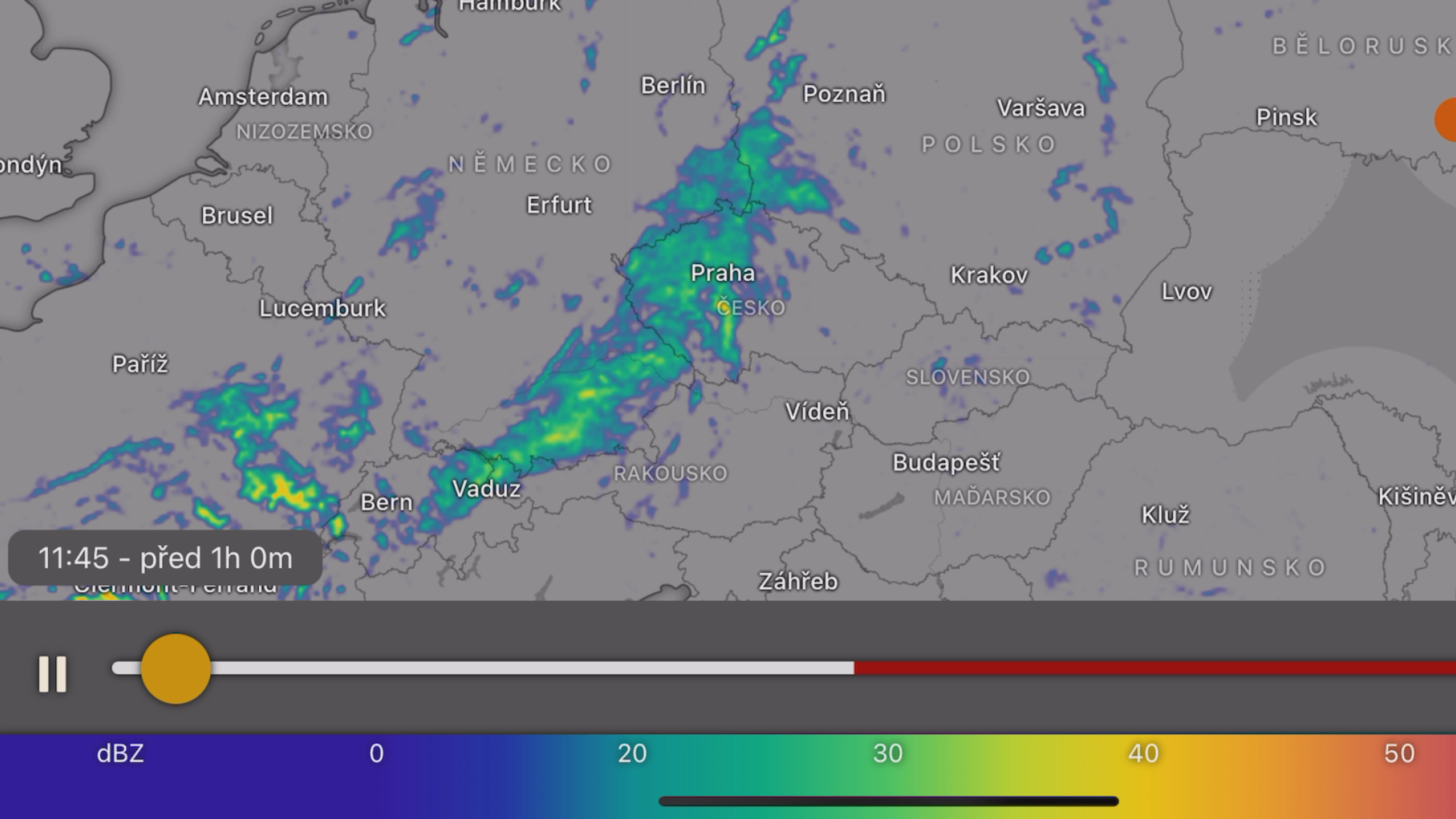 Úkaz na meteorologickém radaru – 9 - Úkaz na meteorologickém radaru (10/10)