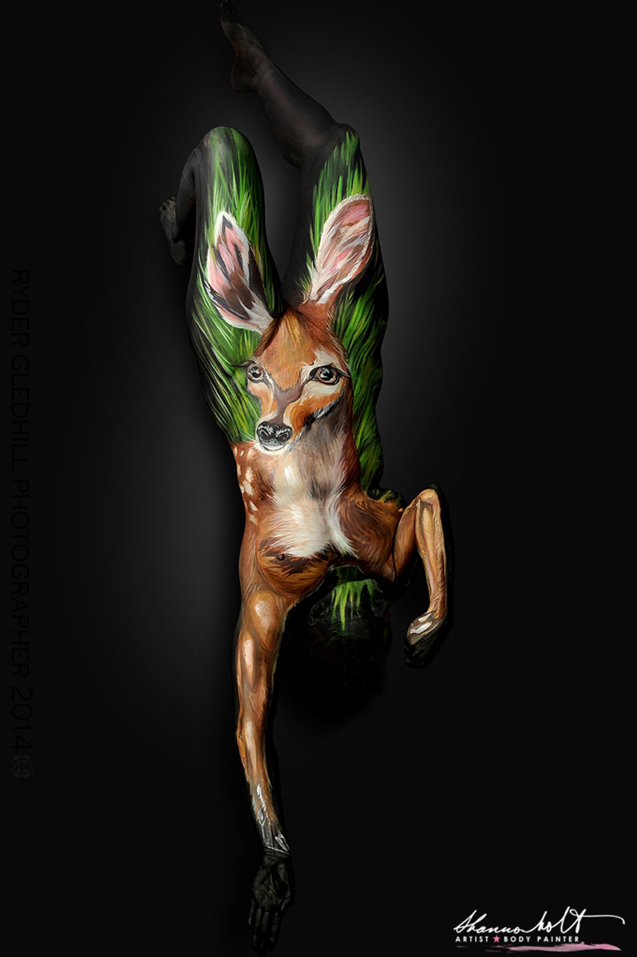 Body Painting - 2 - GALERIE: Zvířata na lidském těle (2/9)