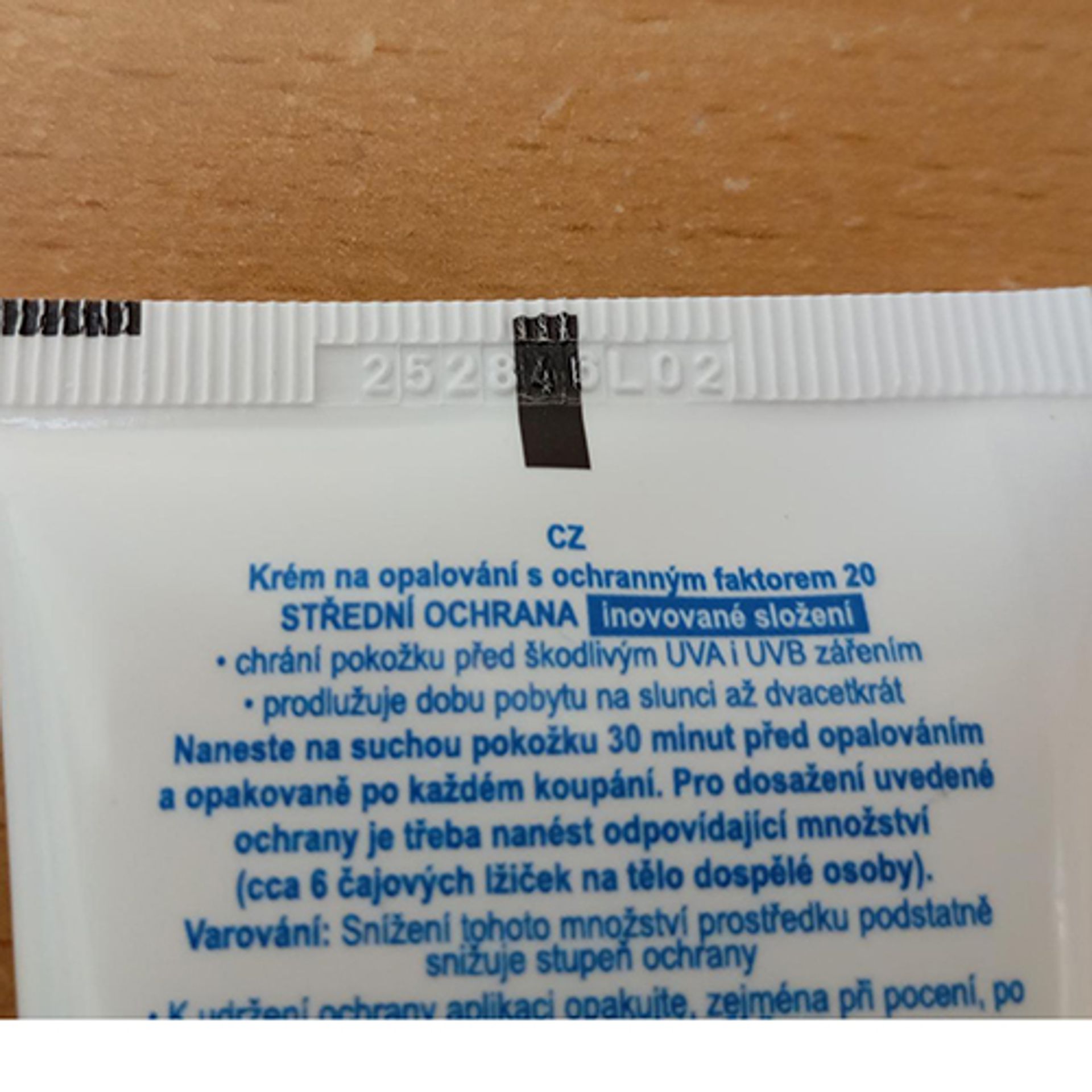 Závadný Helios Herb Sunscreen SPF 20 - Závadná kosmetika značky Helios Herb (6/13)