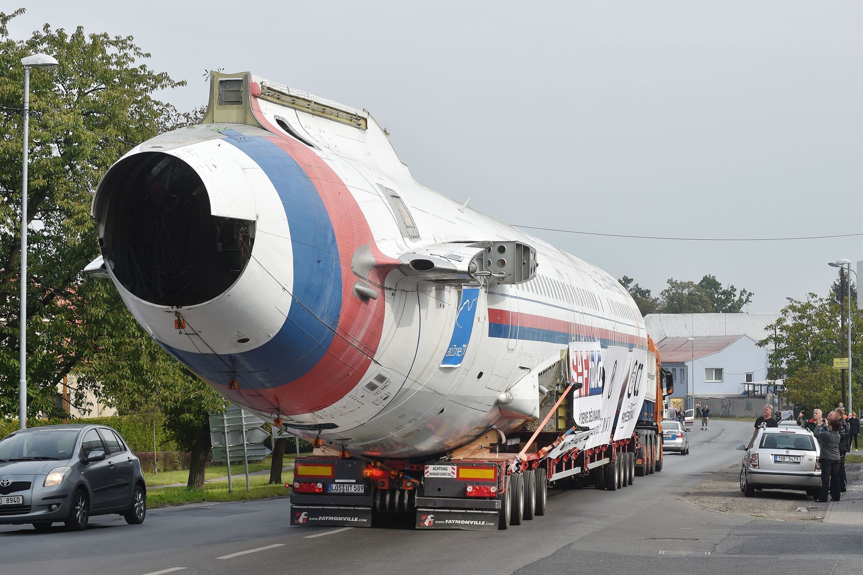 Přeprava letounu TU-154 - 4 - GALERIE: Přeprava letounu TU-154 (13/14)