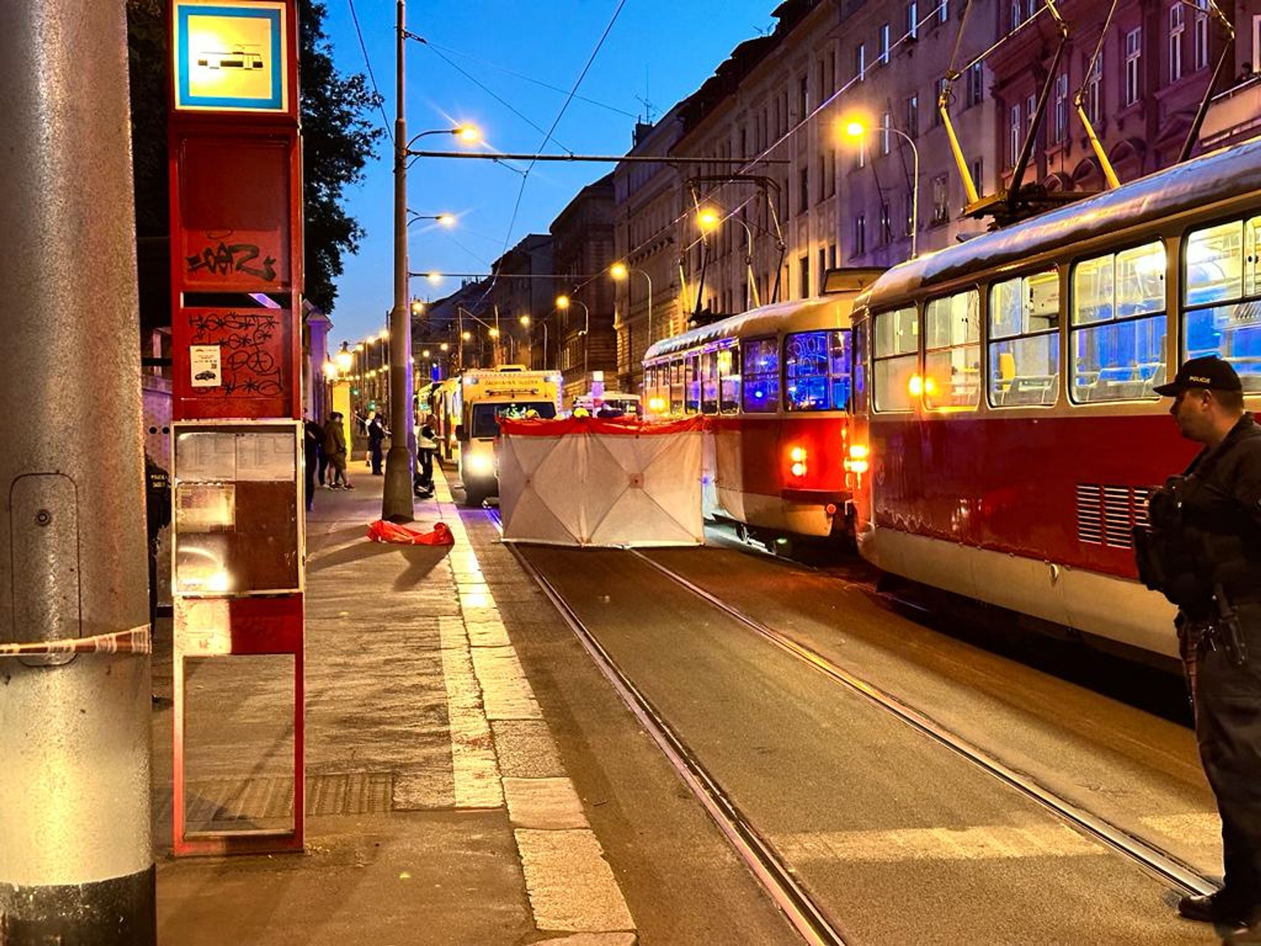 Tragická srážka tramvaje a člověka - Tragická srážka tramvaje a člověka (6/7)