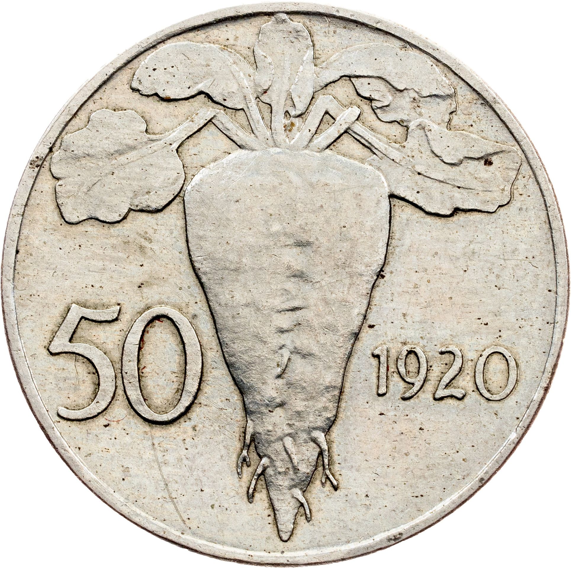 ČSR, 50 Stotin 1920, zkušební ražba, vyvolávací cena 100 000 Kč (2) - Aukce mincí (16/23)