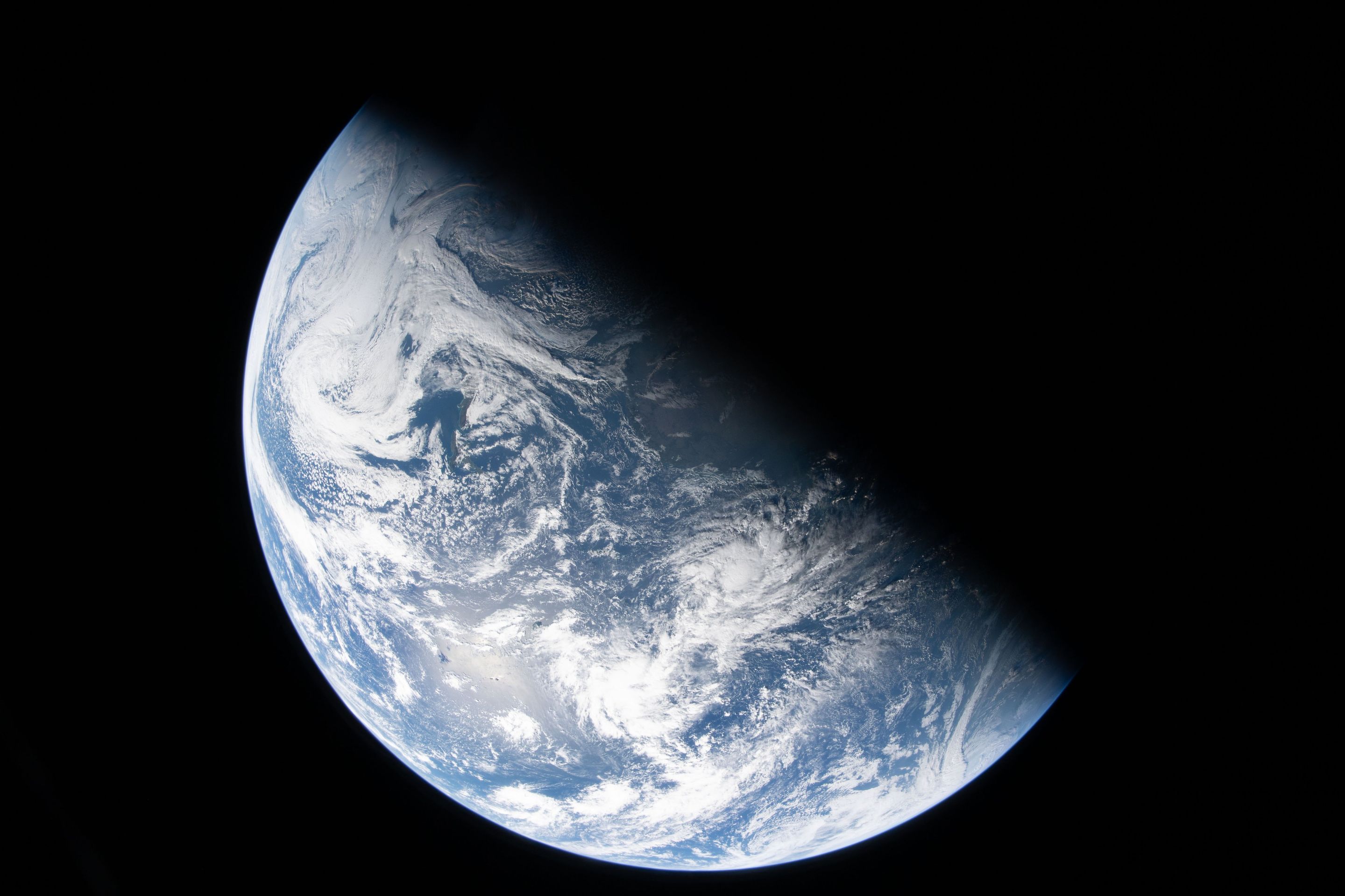 Planeta Země vyfocená z Orionu - Fotografie Země z vesmíru (1/4)
