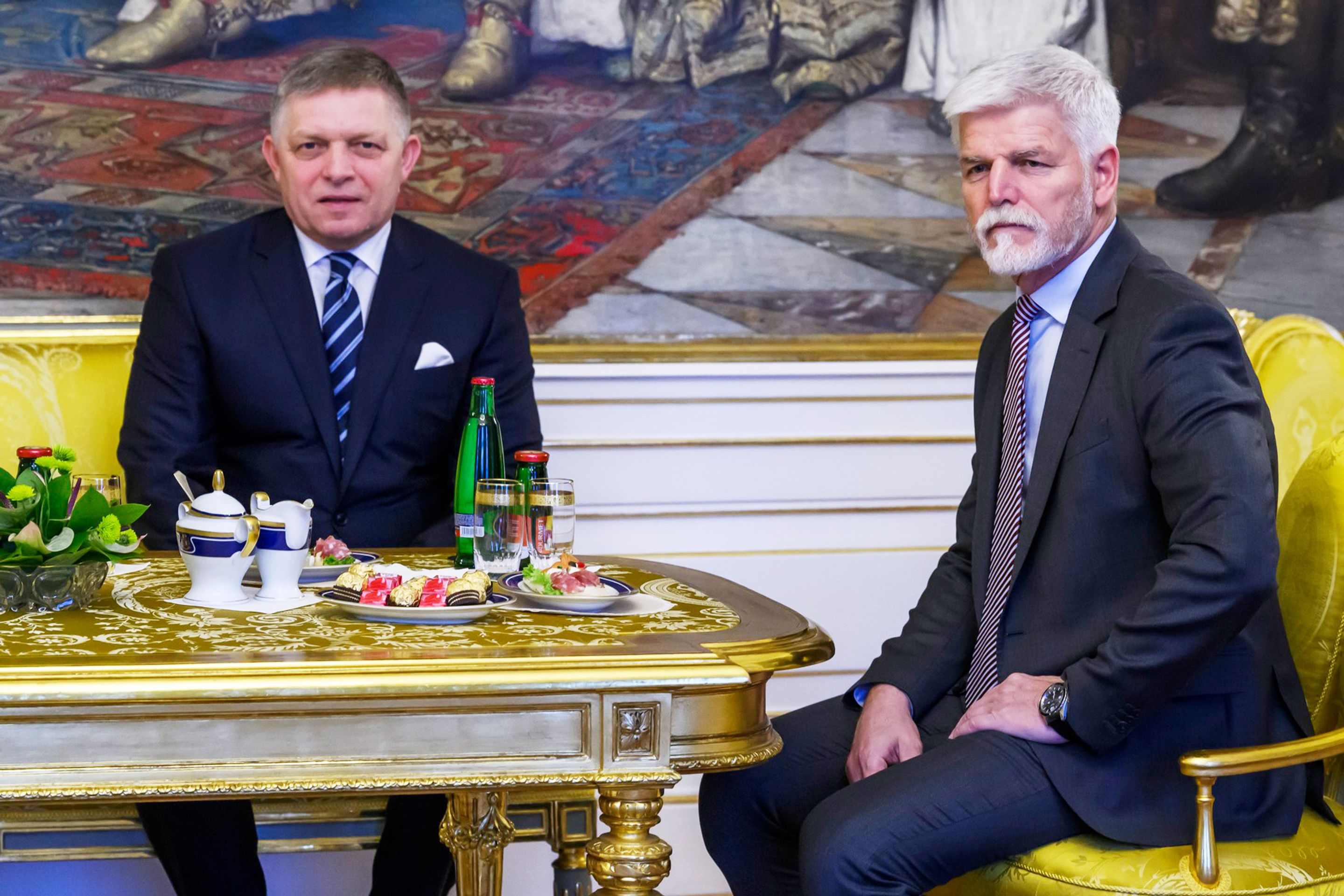Robert Fico a Petr Pavel, 24. 11. 2023 Praha - Robert Fico (7/8)