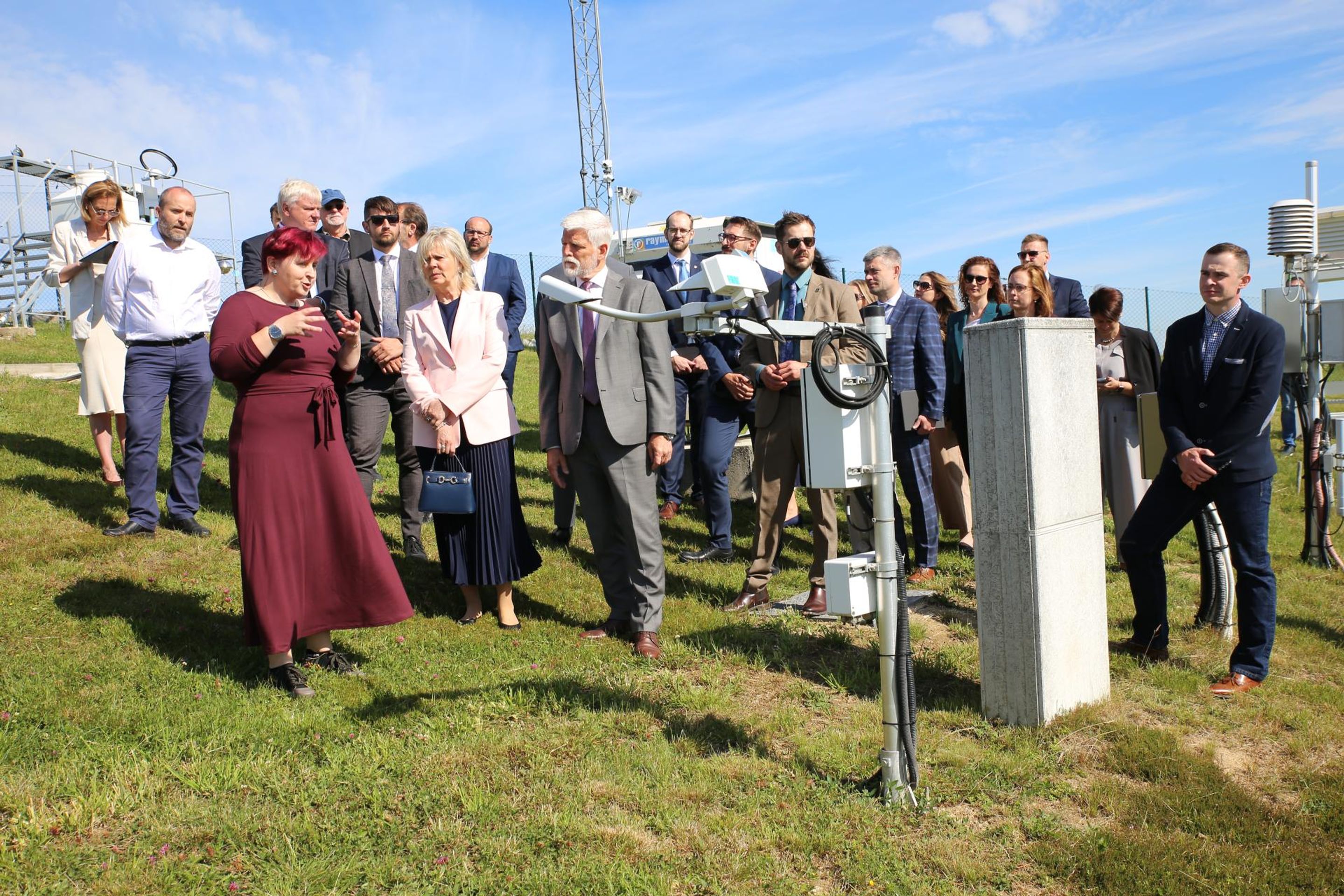 Petr Pavel na observatoři Košetice - Petr Pavel na observatoři Košetice (8/12)