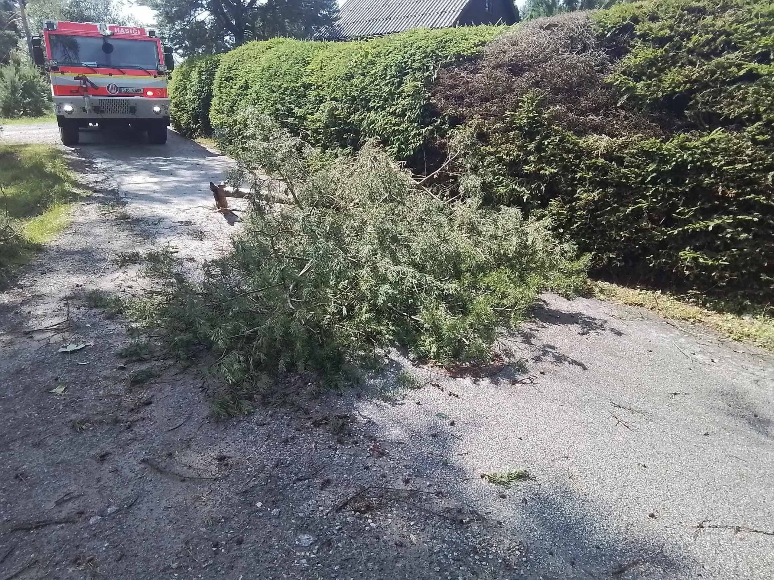Následky bouřek na Vysočině - Následky středečních bouřek (4/20)