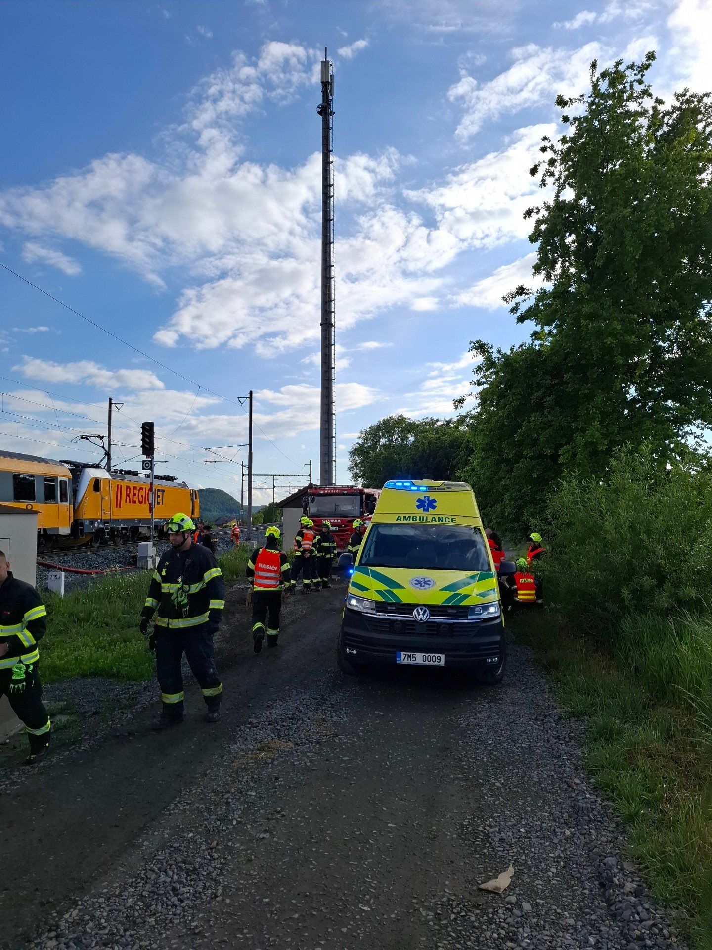 Střet vlaku s člověkem u Hranic na Moravě3 - Střet vlaku s člověkem u Hranic na Moravě (1/4)