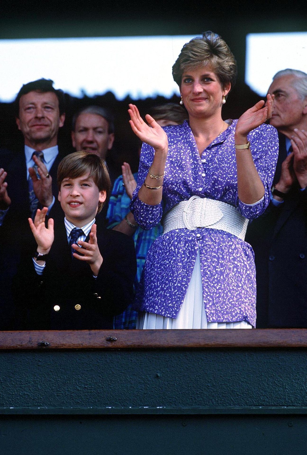 Princezna Diana a princ William na Wimbledonu v roce 1991 - Princezna Diana je pro Kate velkou módní inspirací (5/10)