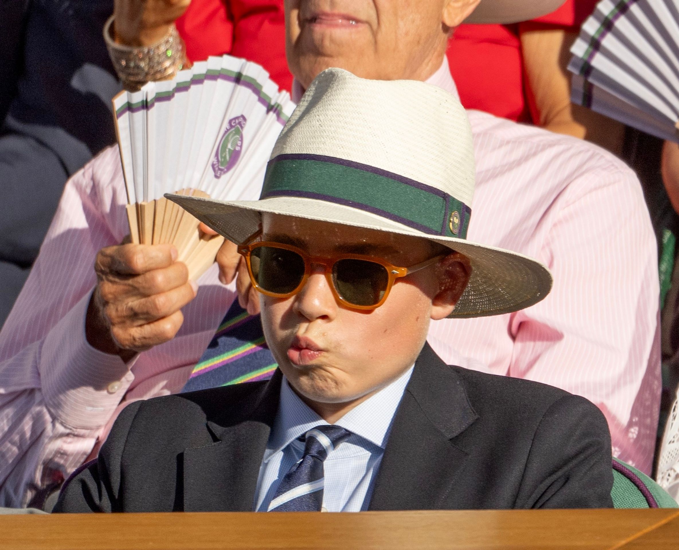 Princ George na Wimbledonu - Princ George a princezna Charlotte na Wimbledonu (3/5)