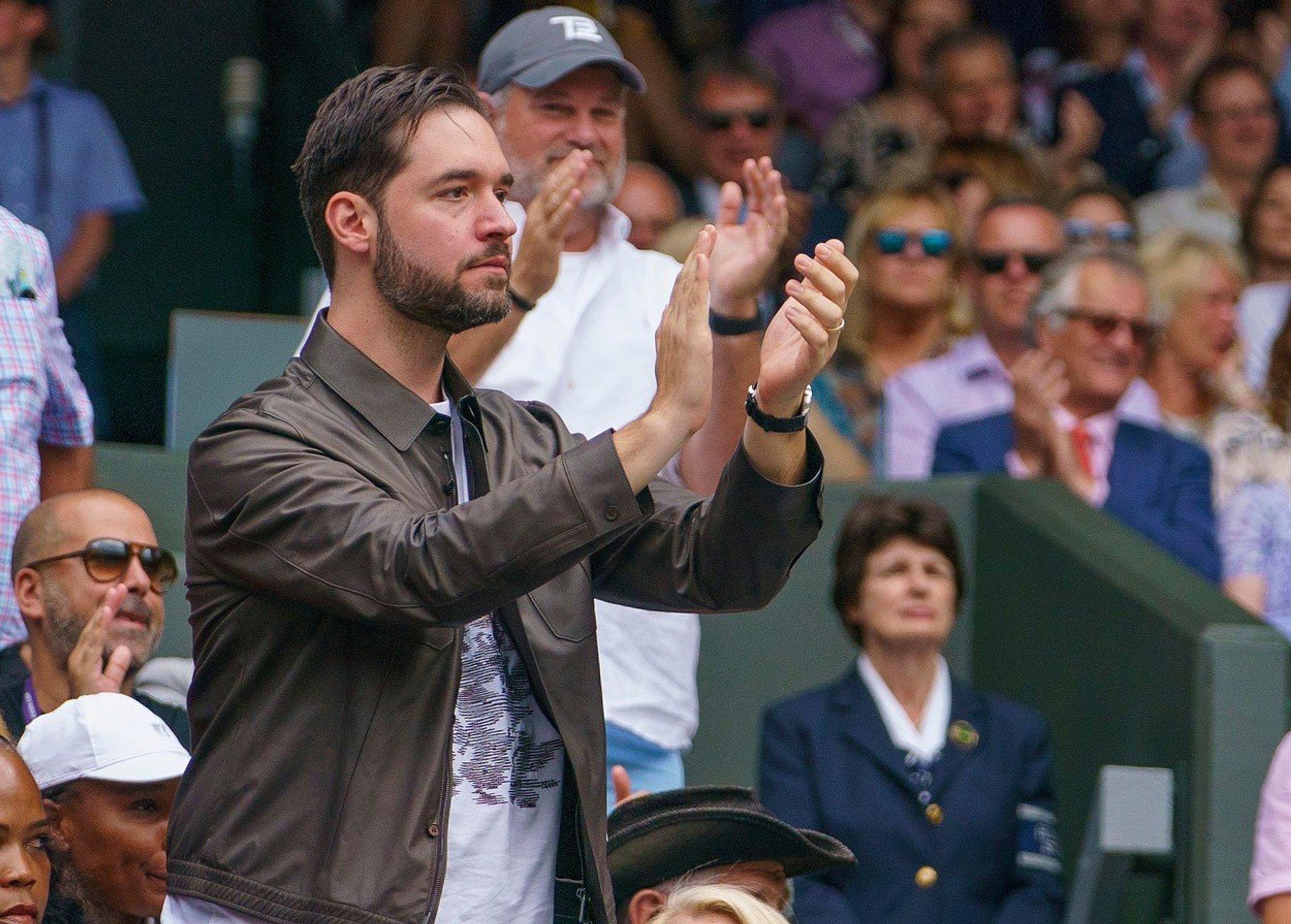 Alexis Ohanian fandí manželce Sereně - GALERIE: Serena Williamsová a její manžel Alexis Ohanian (1/5)