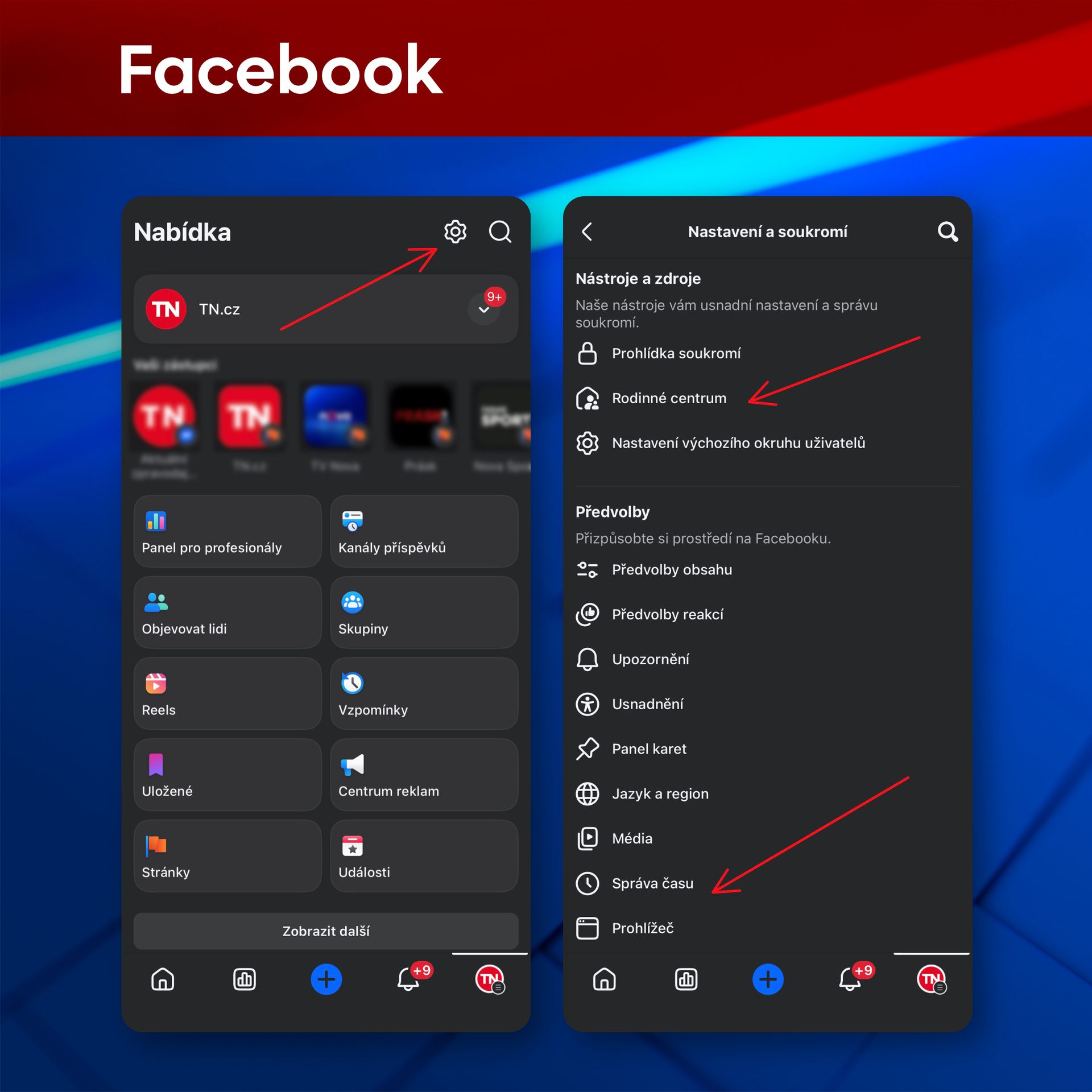 Jak omezit sociální sítě – Facebook - Jak omezit sociální sítě (4/4)