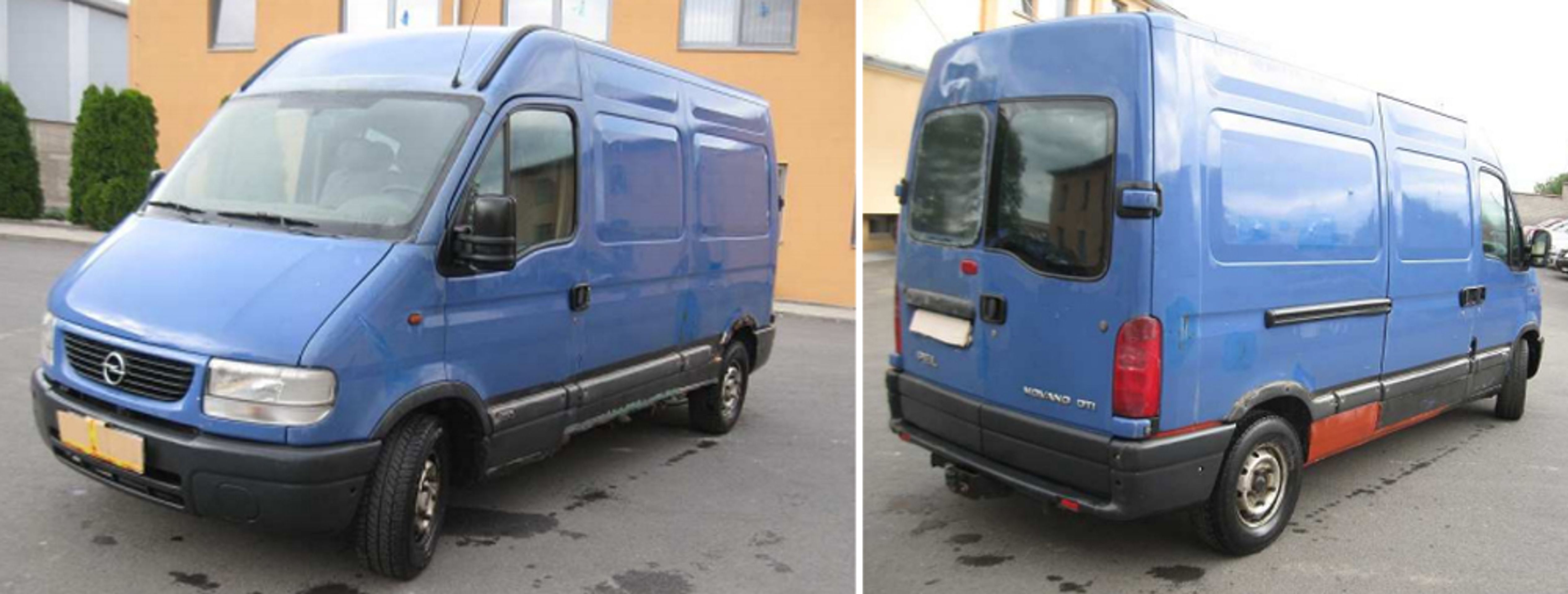 Dražba zabaveného majetku - Opel Movano - GALERIE: Auta v dražbě (11/21)