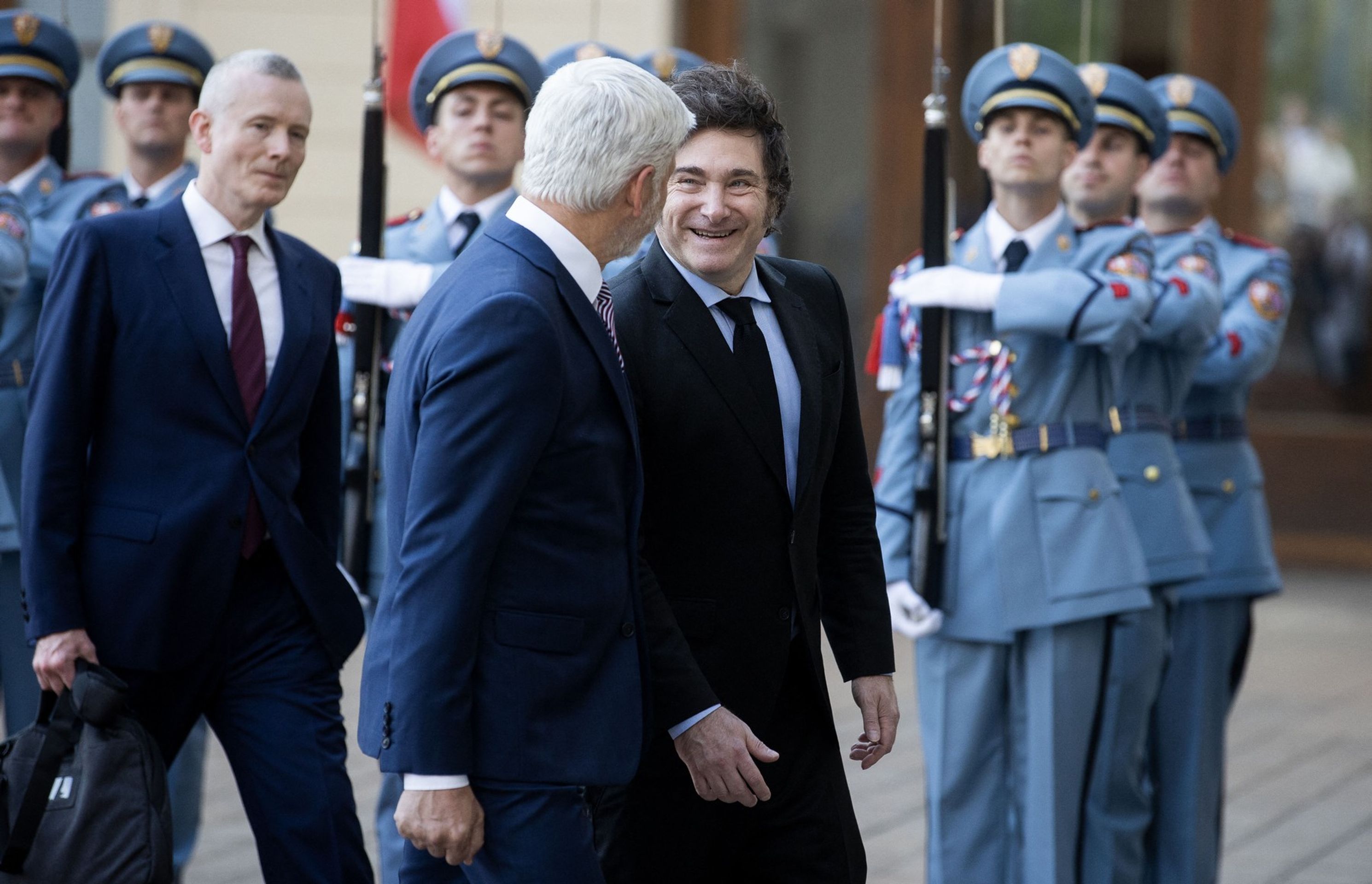 Prezident Petr Pavel a prezident Argentiny Javier Milei | Galerie ...