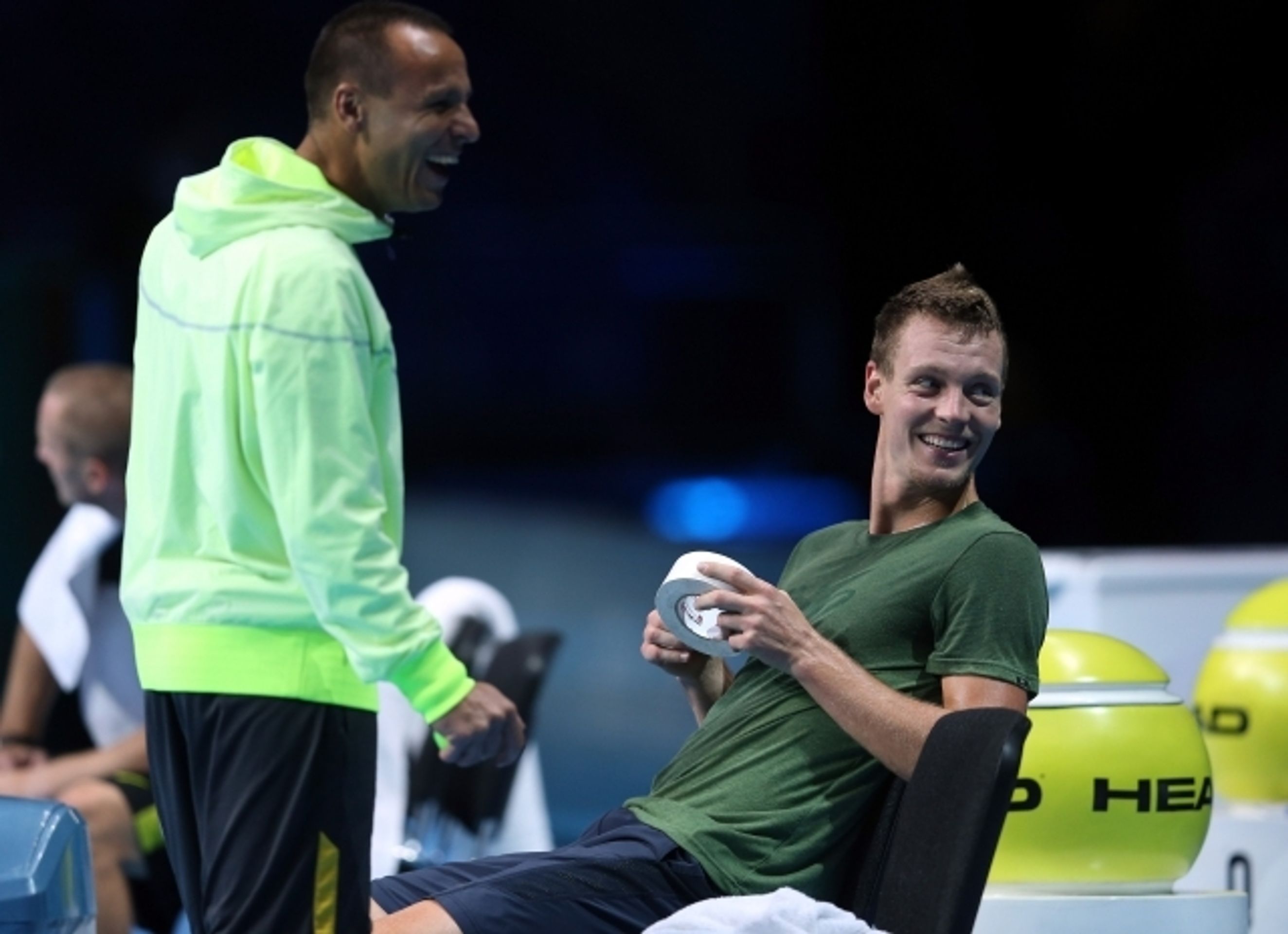 ATP Gala, představení tenistů Turnaje mistrů - 3 - GALERIE: Tomáš Berdych a jeho Ester zářili na galavečeru (11/14)