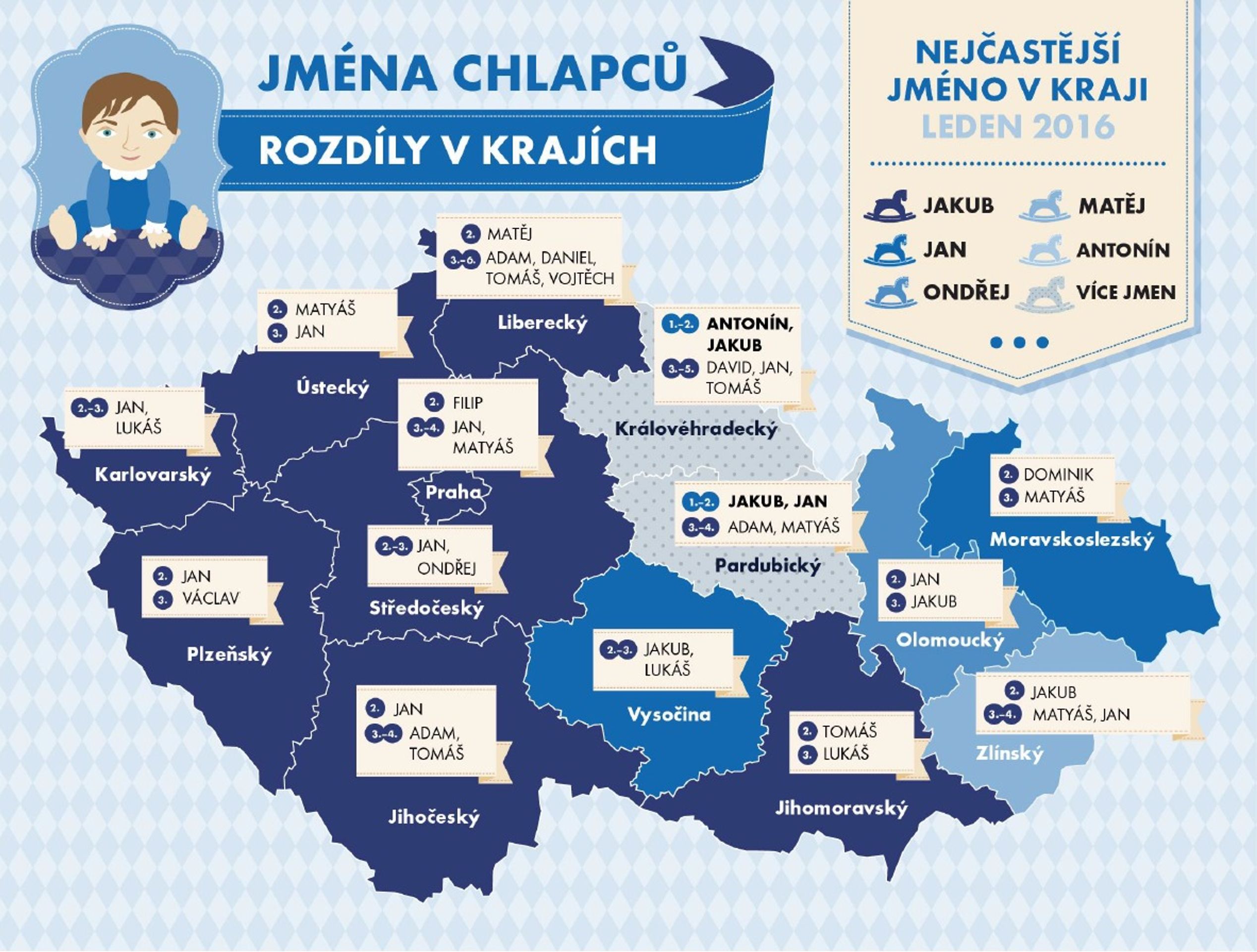 PŘEHLED nejoblíbenějších jmen - 11 - GALERIE: Přehled nejoblíbenějších jmen (12/15)