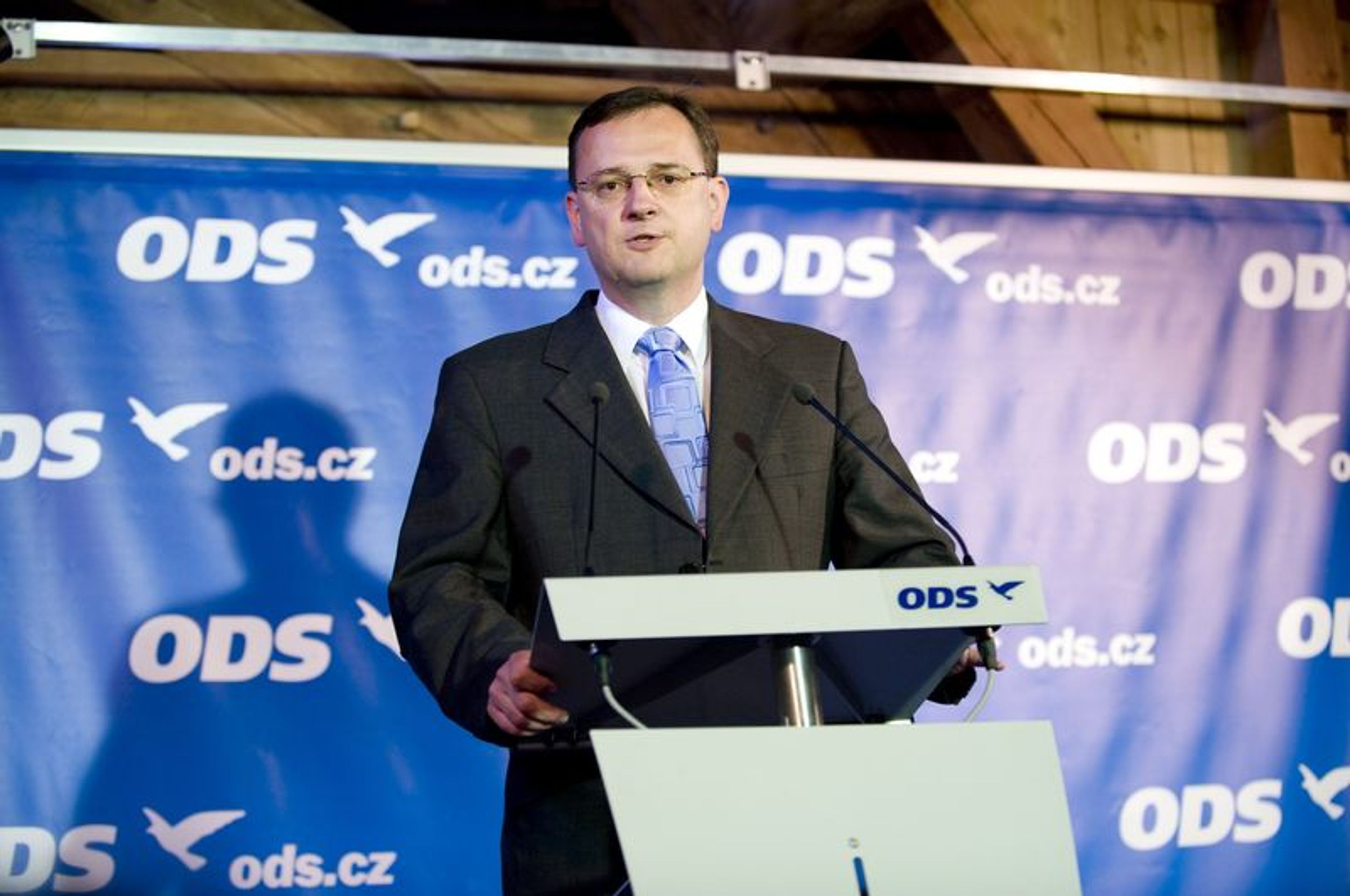 Volební štáb ODS - GALERIE: Politici očekávají výsledky (11/13)