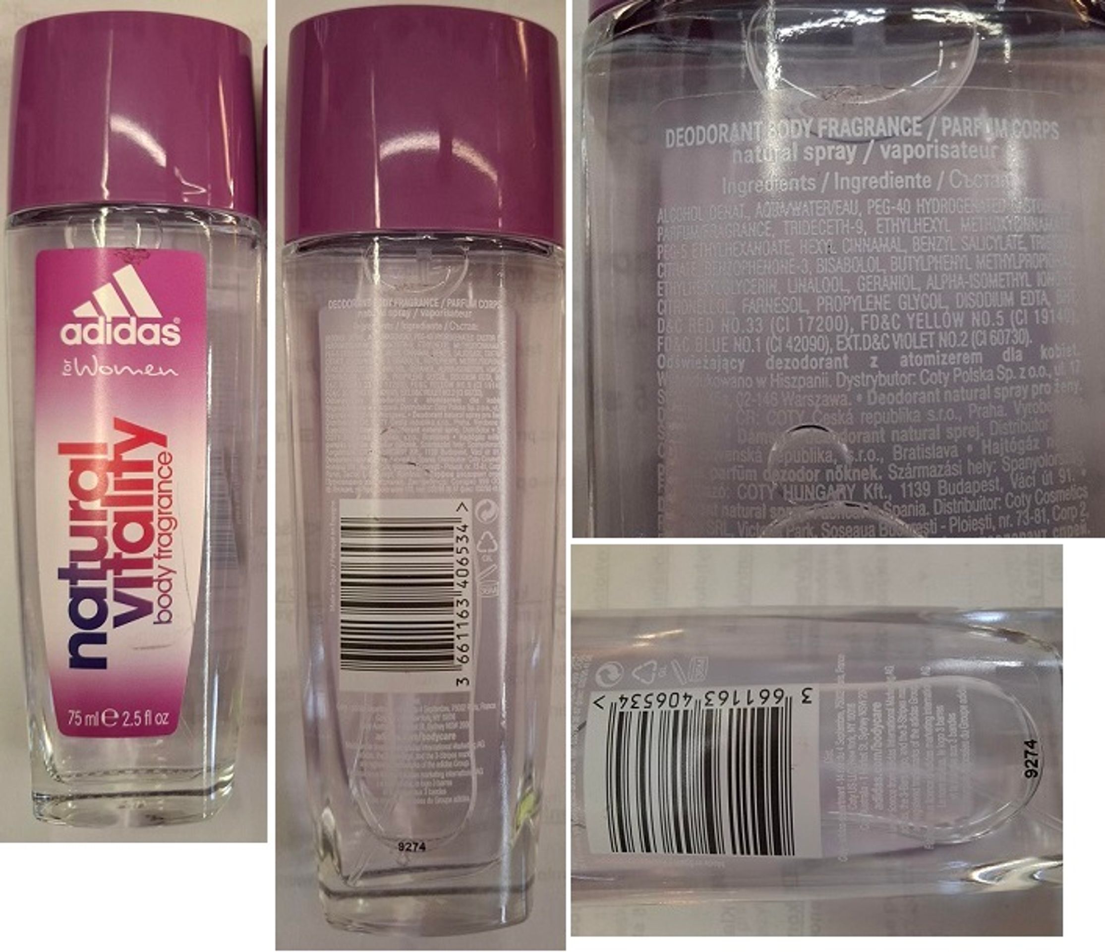 Adidas natural vitality - Nebezpečná kosmetika Adidas (2/6)