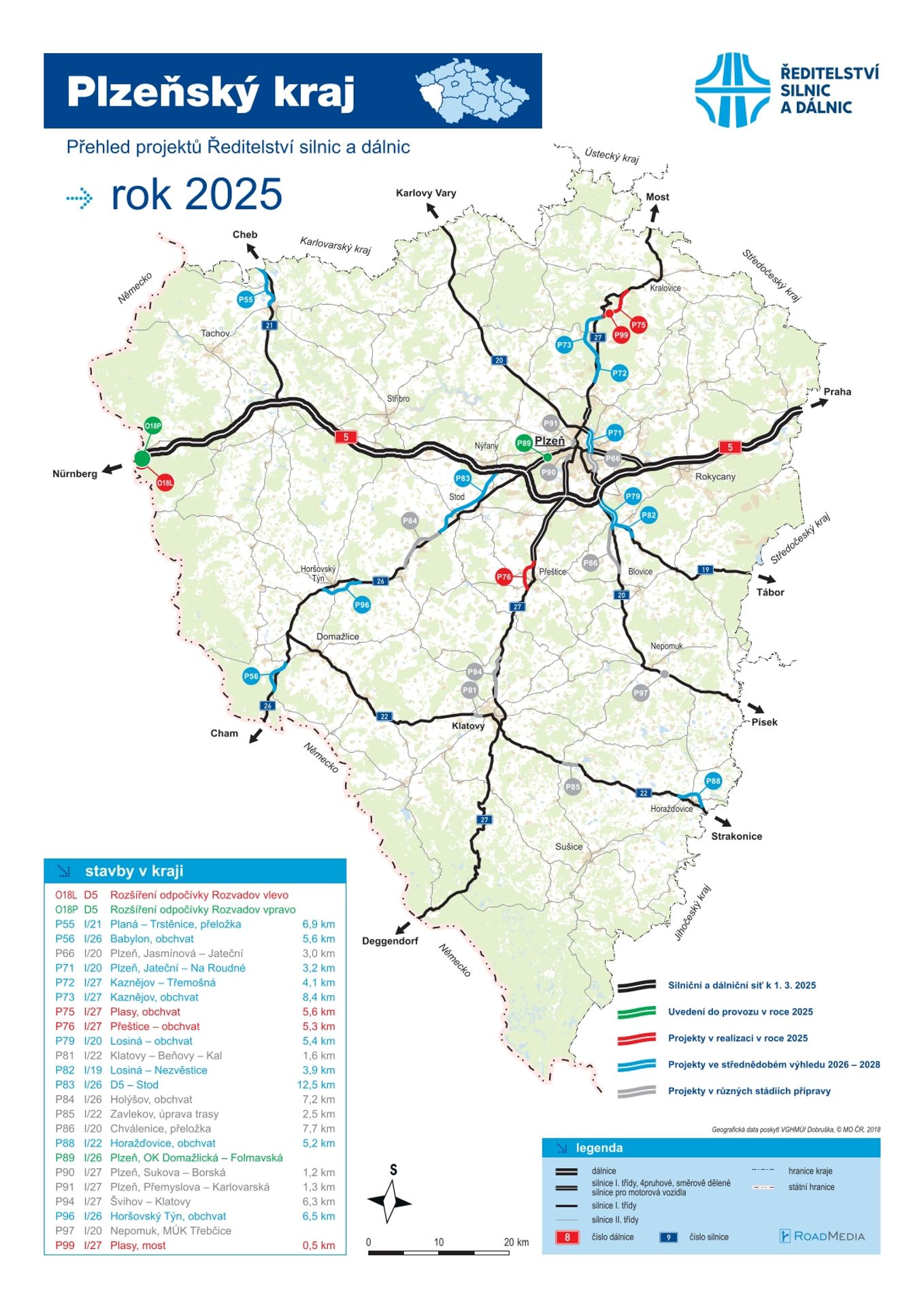 Plzeňský kraj - mapa výstavby - Mapy oprav a výstavby (5/26)