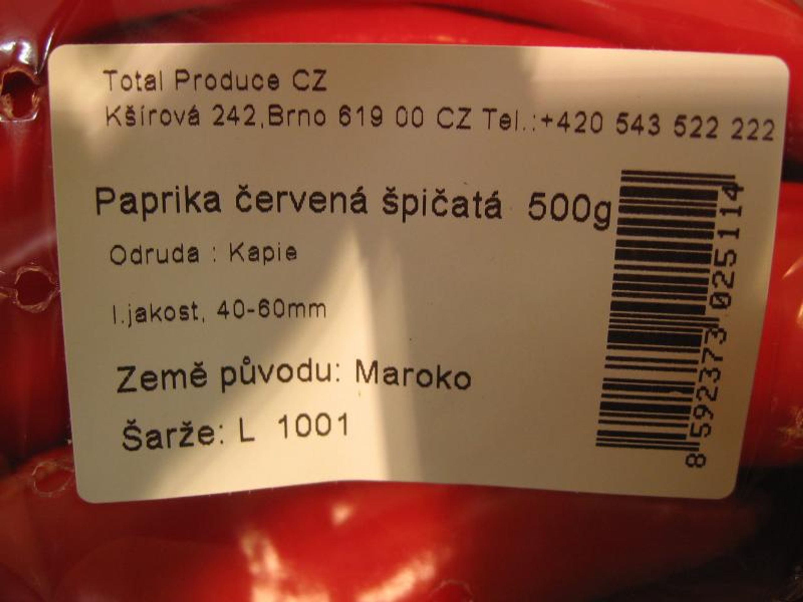 Penny: papriky - GALERIE: Nebezpečné potraviny na pranýři (2/5)