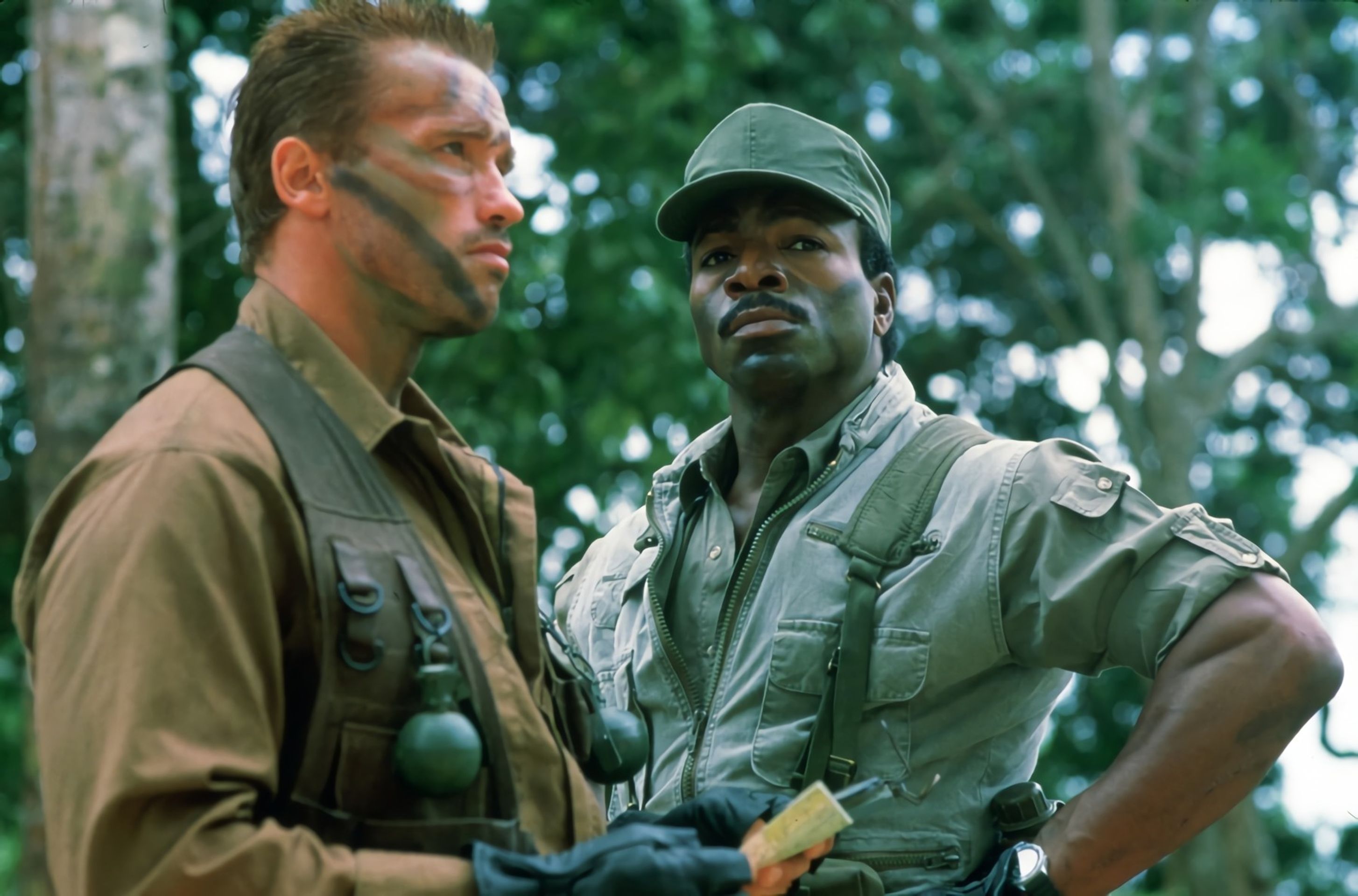 Arnold Schwarzenegger a Carl Weathers - Arnold Schwarzenegger (10/14)