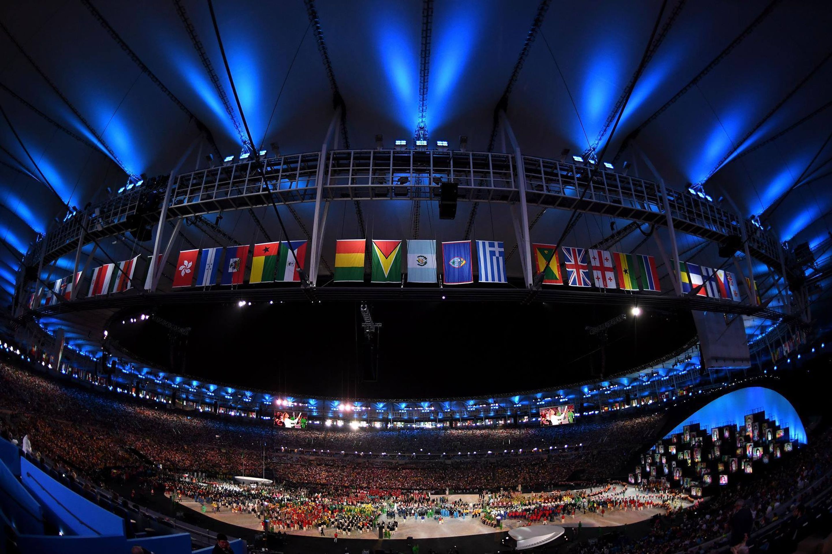 Slavnostní zahajovací ceremoniál v Riu - 9 - GALERIE: Slavnostní zahájení olympijských her v Riu (8/16)