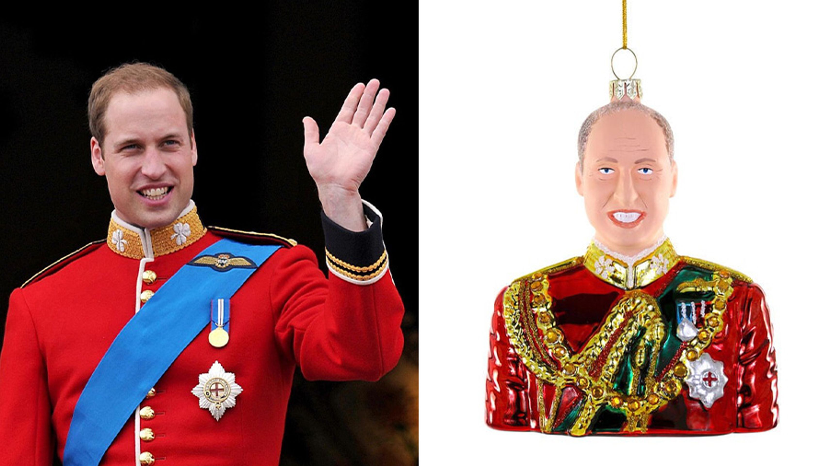 Princ William - Královská rodina jako vánoční ozdoby (4/5)