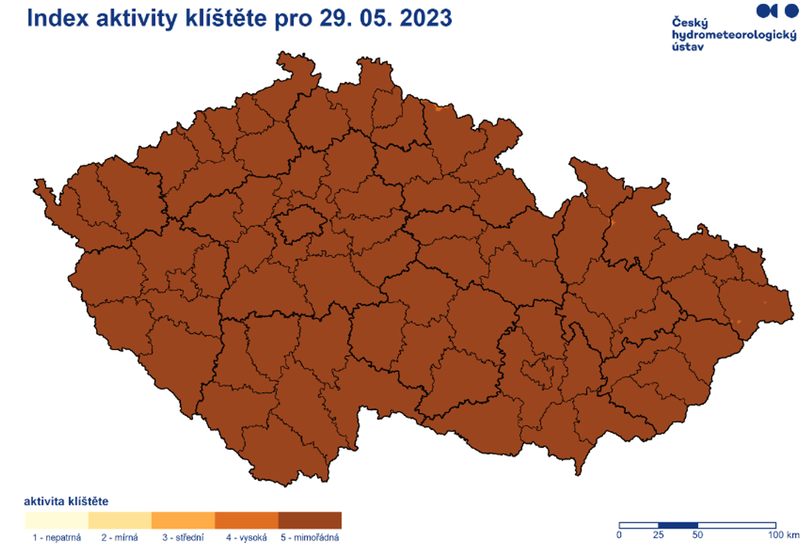 Aktivita klíšťat - Aktivita klíšťat (3/3)