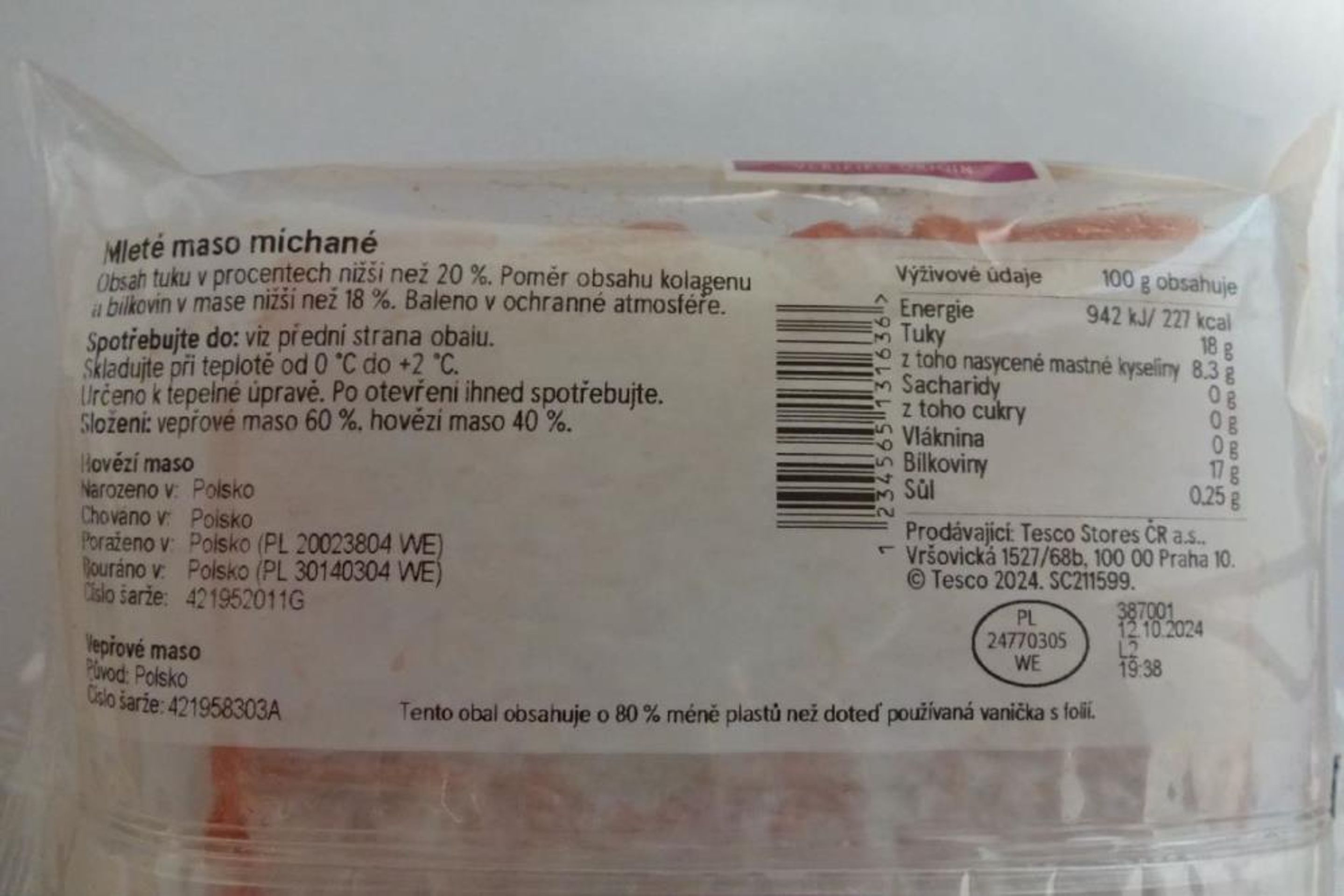 Mleté maso se salmonellou - Nebezpečné mleté maso (1/3)