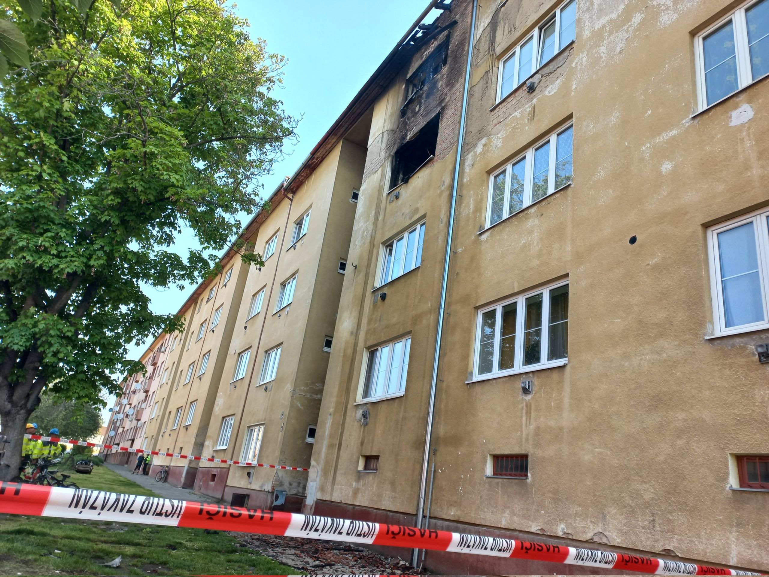 Požár bytu v Hodoníně - Požár bytu v Hodoníně (2/4)