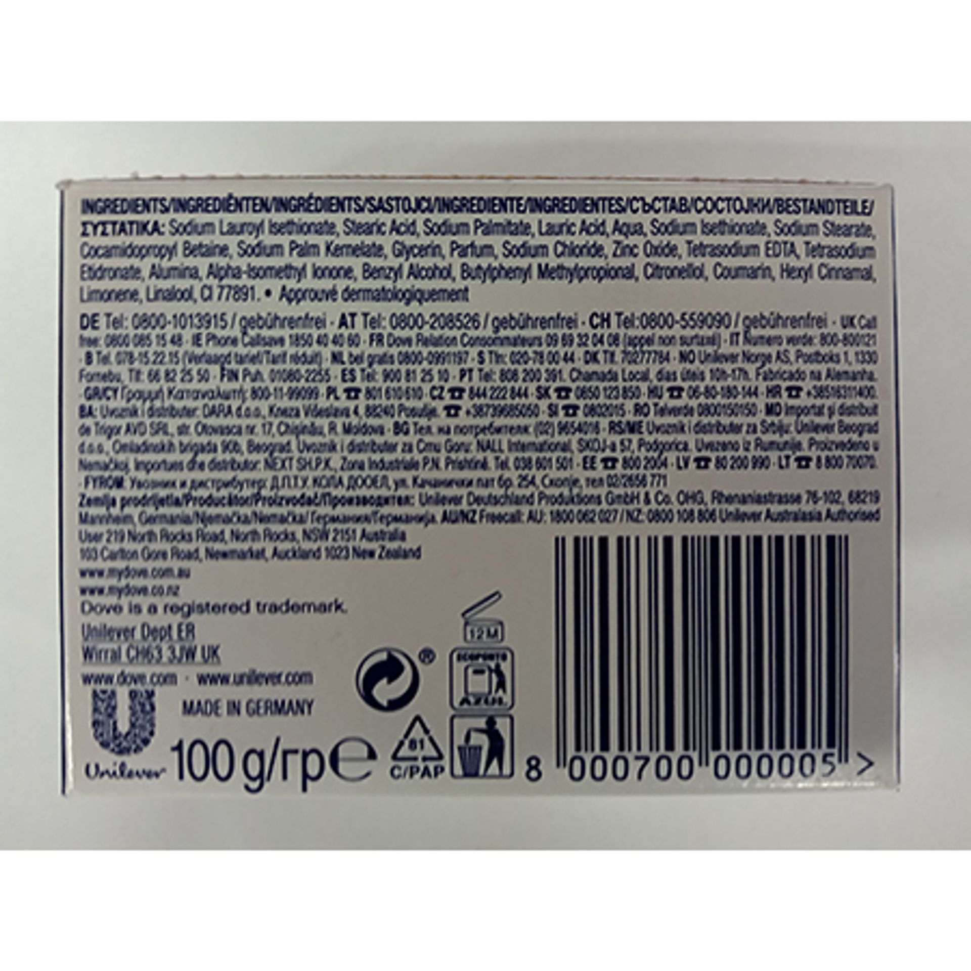 Mýdlo Dove beauty cream bar (2) - Zdraví závadná kosmetika (35/37)