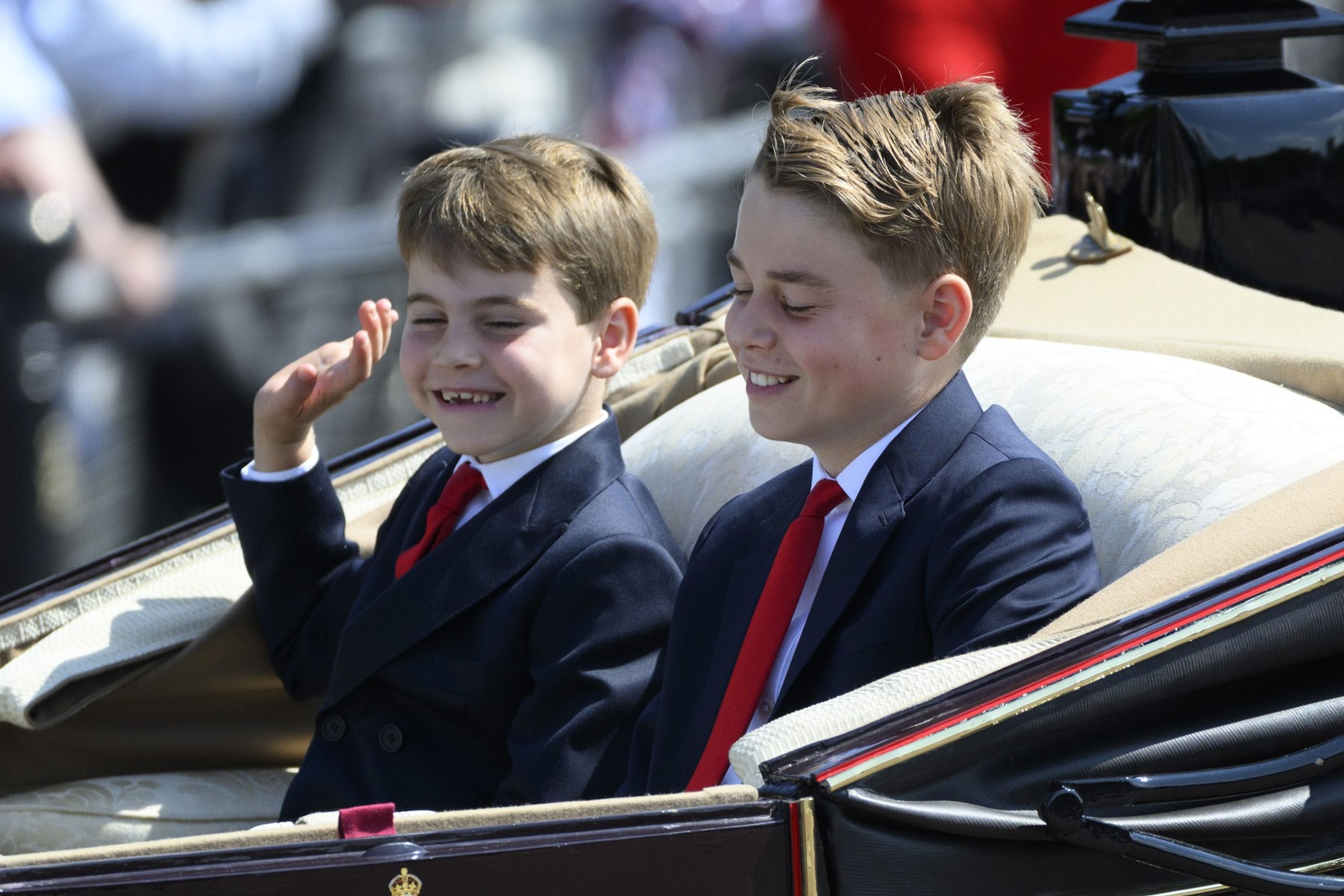 Princ Louis a princ George na Trooping the Colour - Princ Louis na Trooping the Colour (1/6)