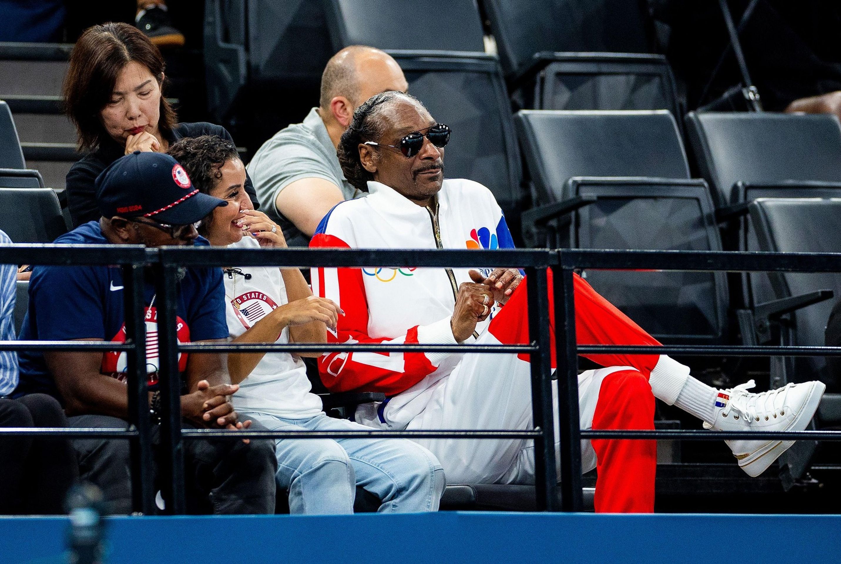 Snoop Dogg na OH v Paříži - Celebrity v hledišti na LOH 2024 (3/13)