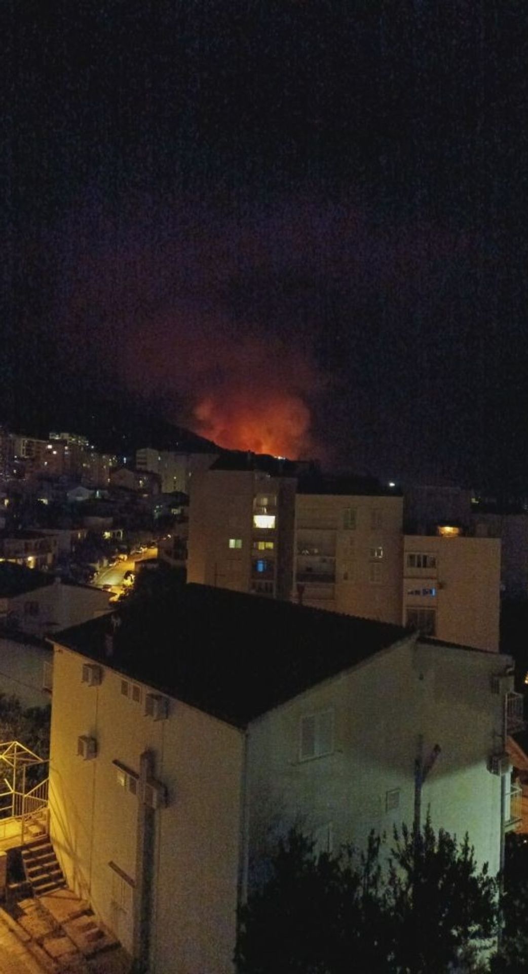 Požár u chorvatské Tučepi - Požár v Tučepi (5/9)