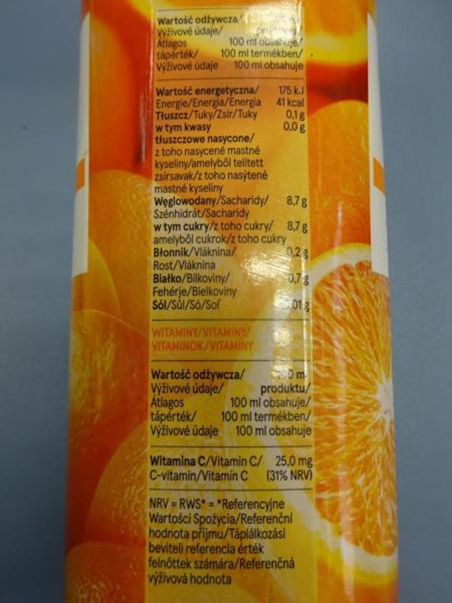 TESCO 100% ORANGE JUICE - TESCO 100% ORANGE JUICE (7/7)