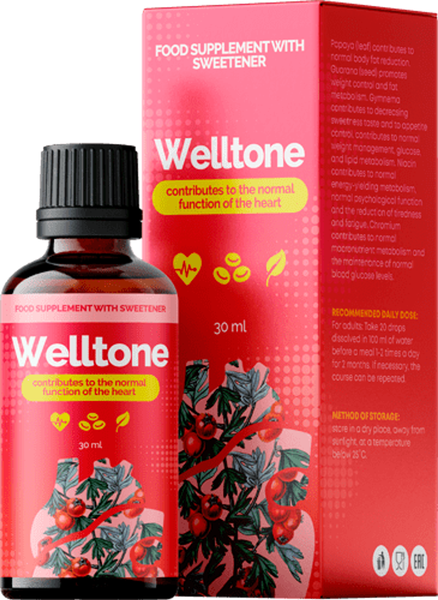 WELLTONE, kapky 30 ml - MZ ČR – klamavé výrobky (22/22)