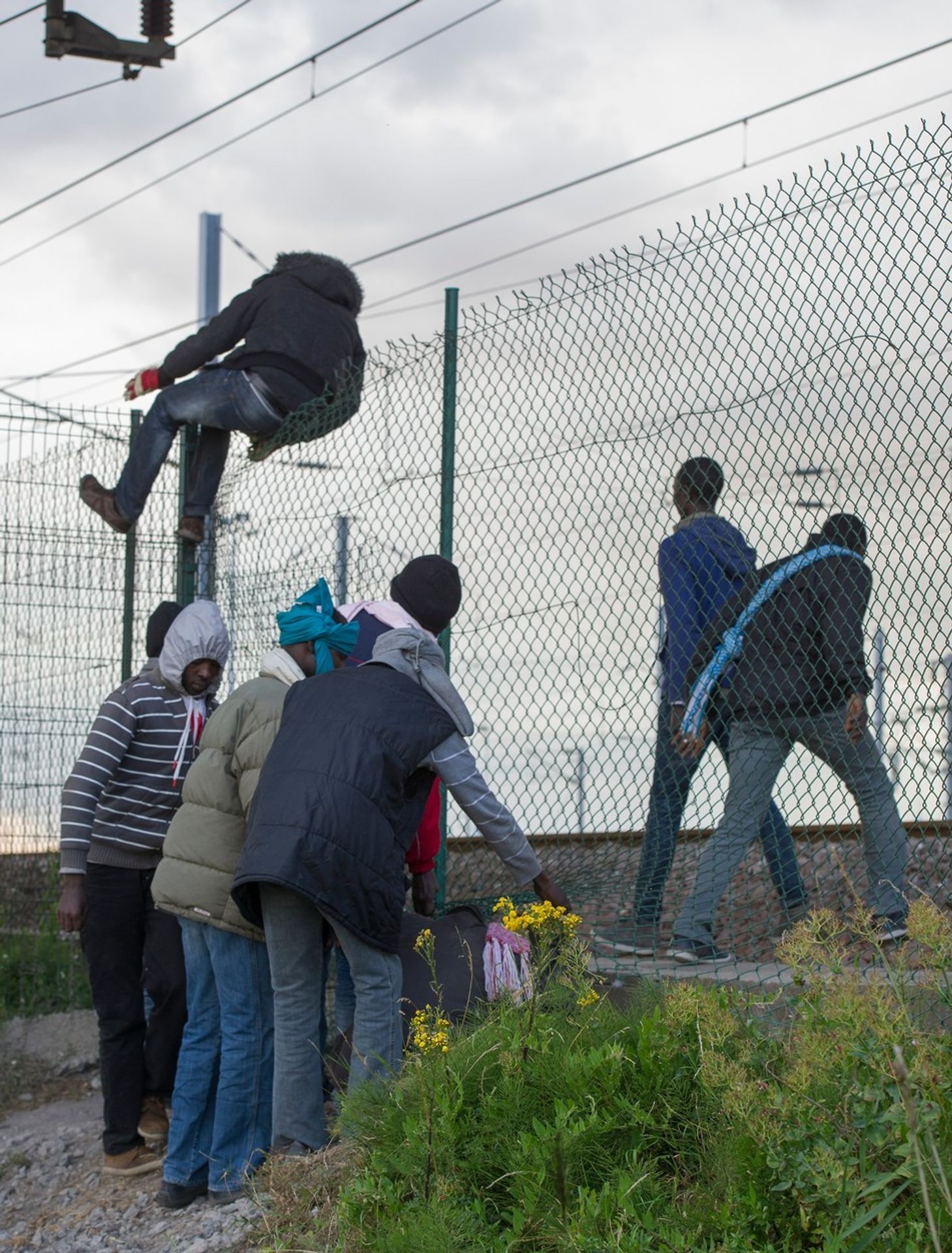 Nebezpečí ve francouzském přístavním městečku Calais - 3 - GALERIE: Nebezpečí ve francouzském přístavním městečku Calais (3/9)