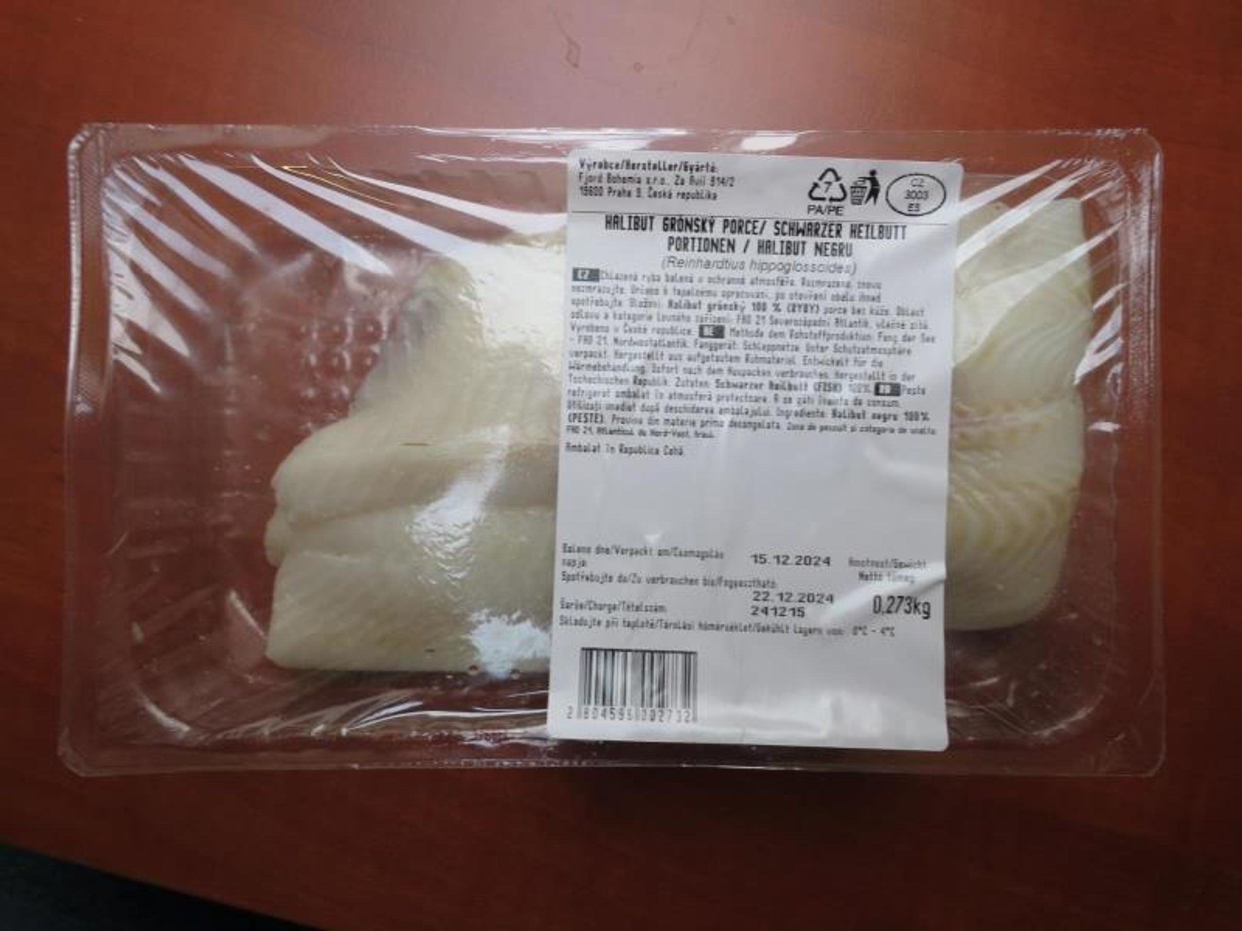 Šizený halibut grónský - Nejakostní a falšované potraviny (10/15)